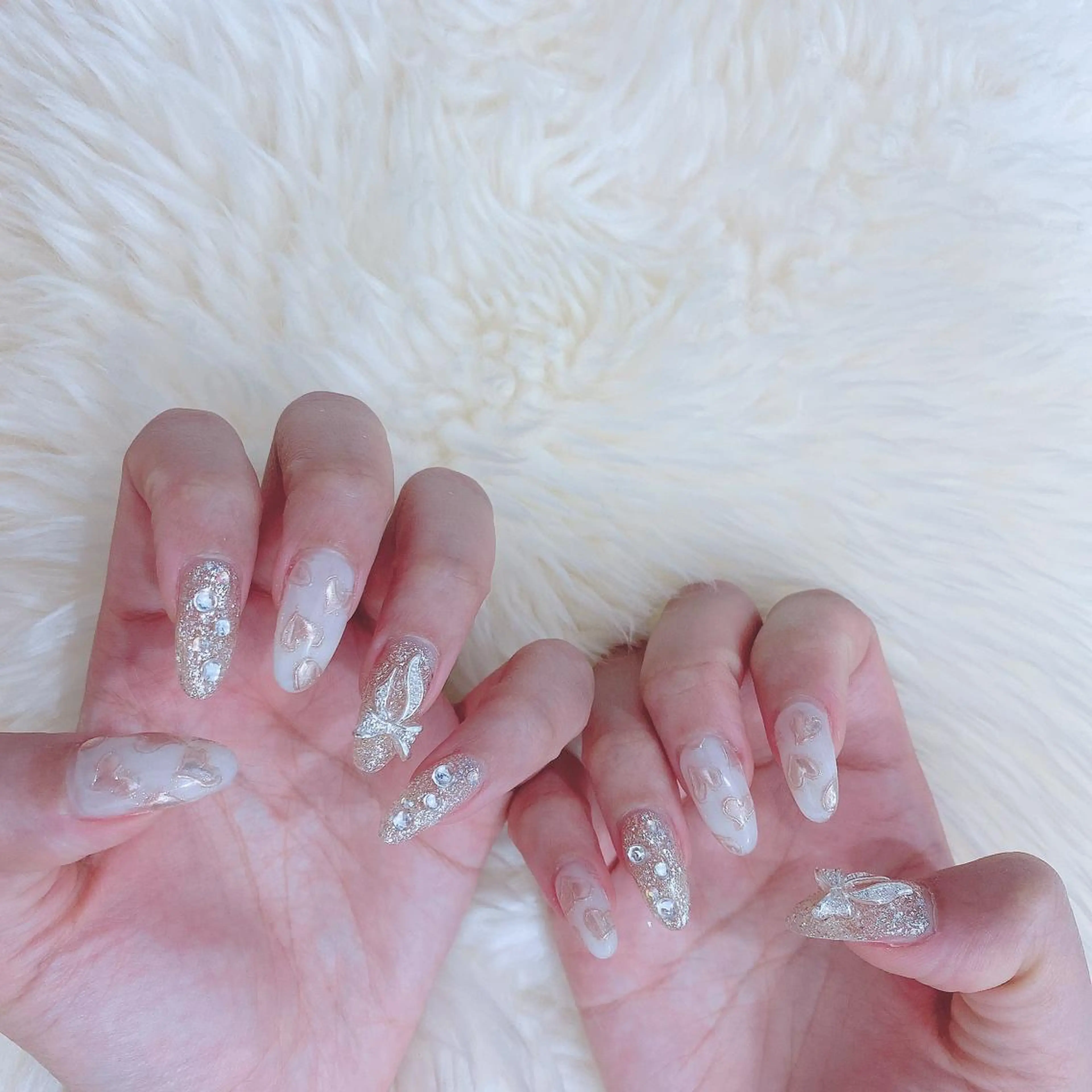 ネイル ミラーネイル ハンドネイル SOL NAILのネイルデザイン