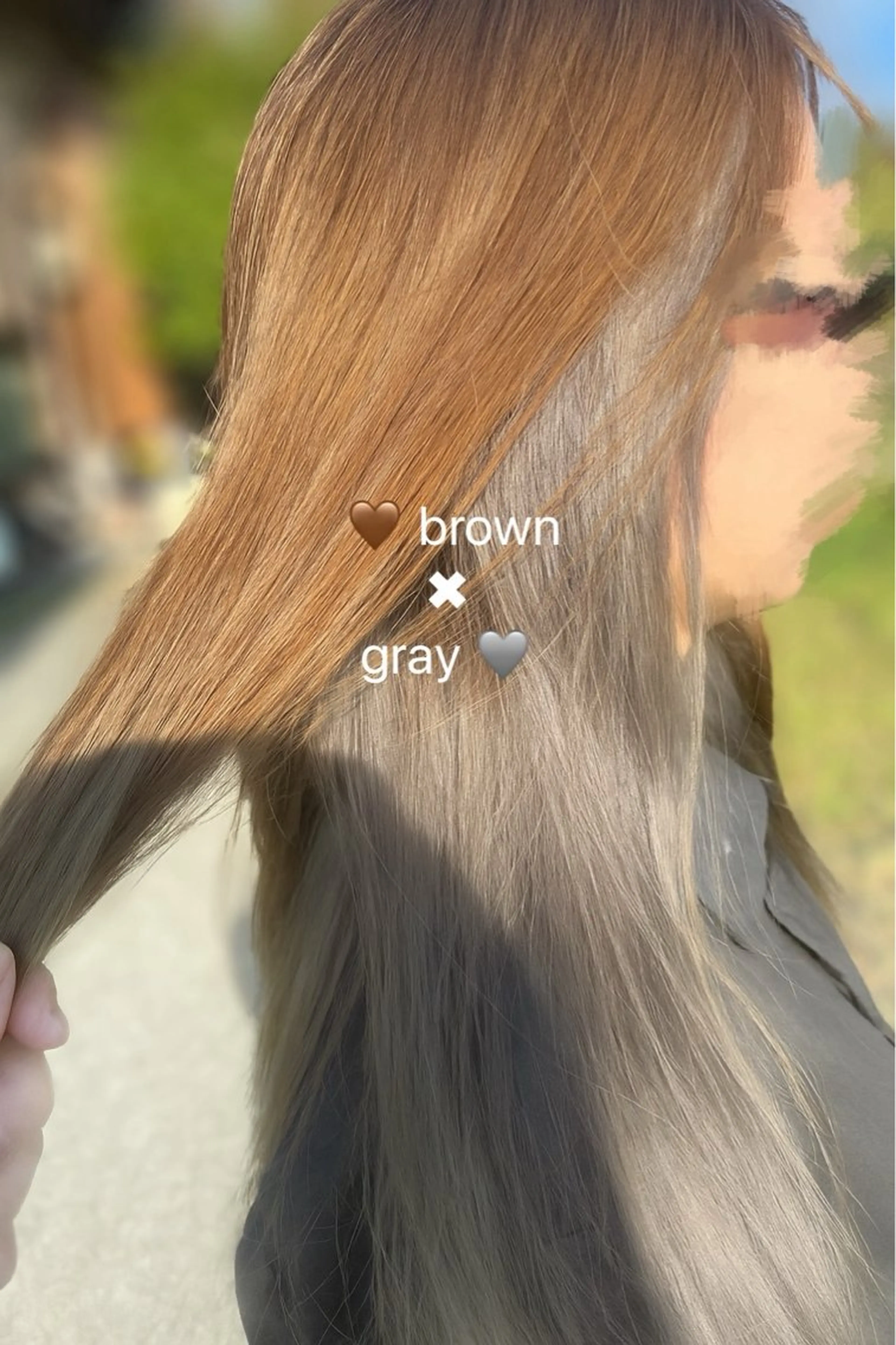 ワンカラー ＋ インナーカラーの写真