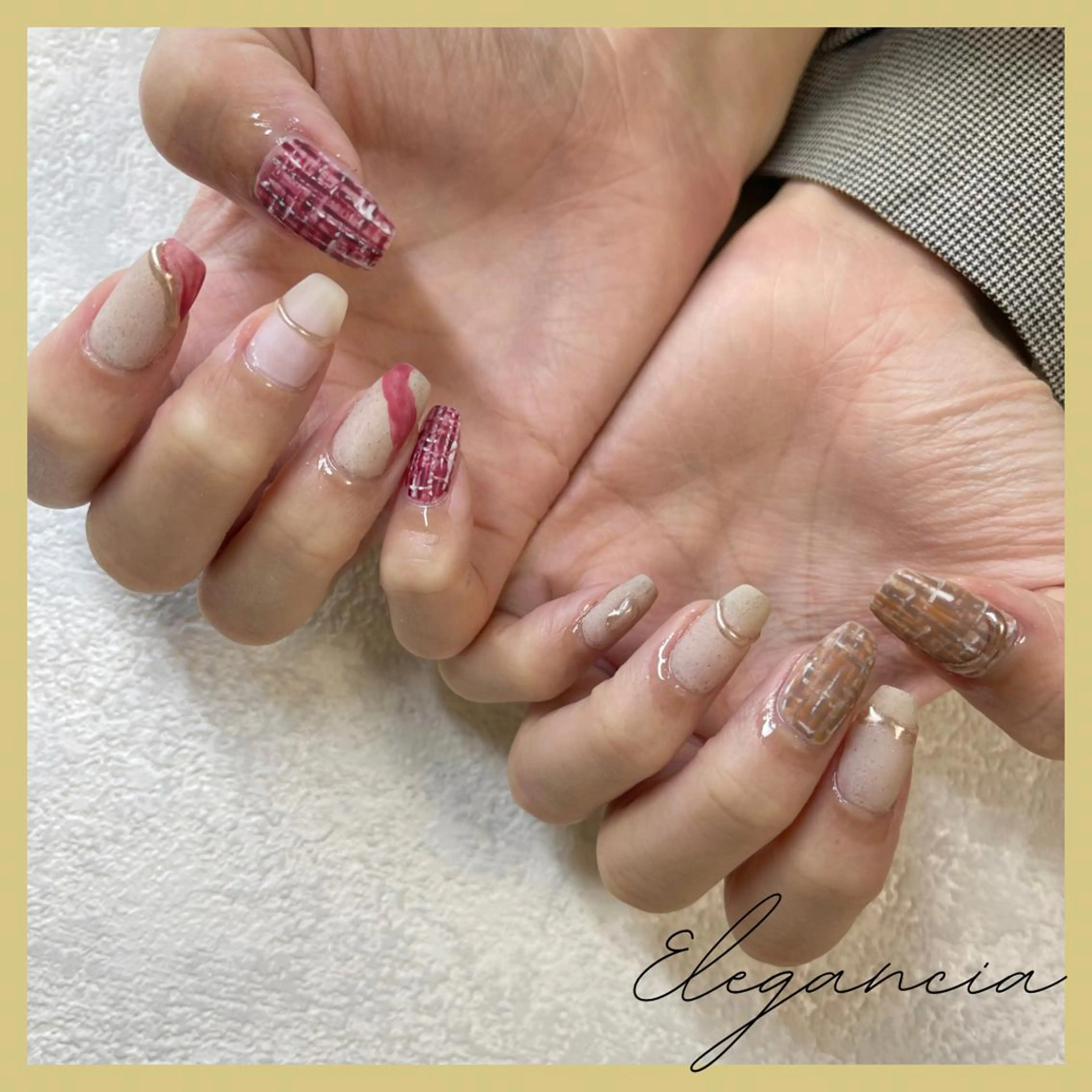 カラー ネイル ハンドネイル Elegancia. Hiromiのネイルデザイン