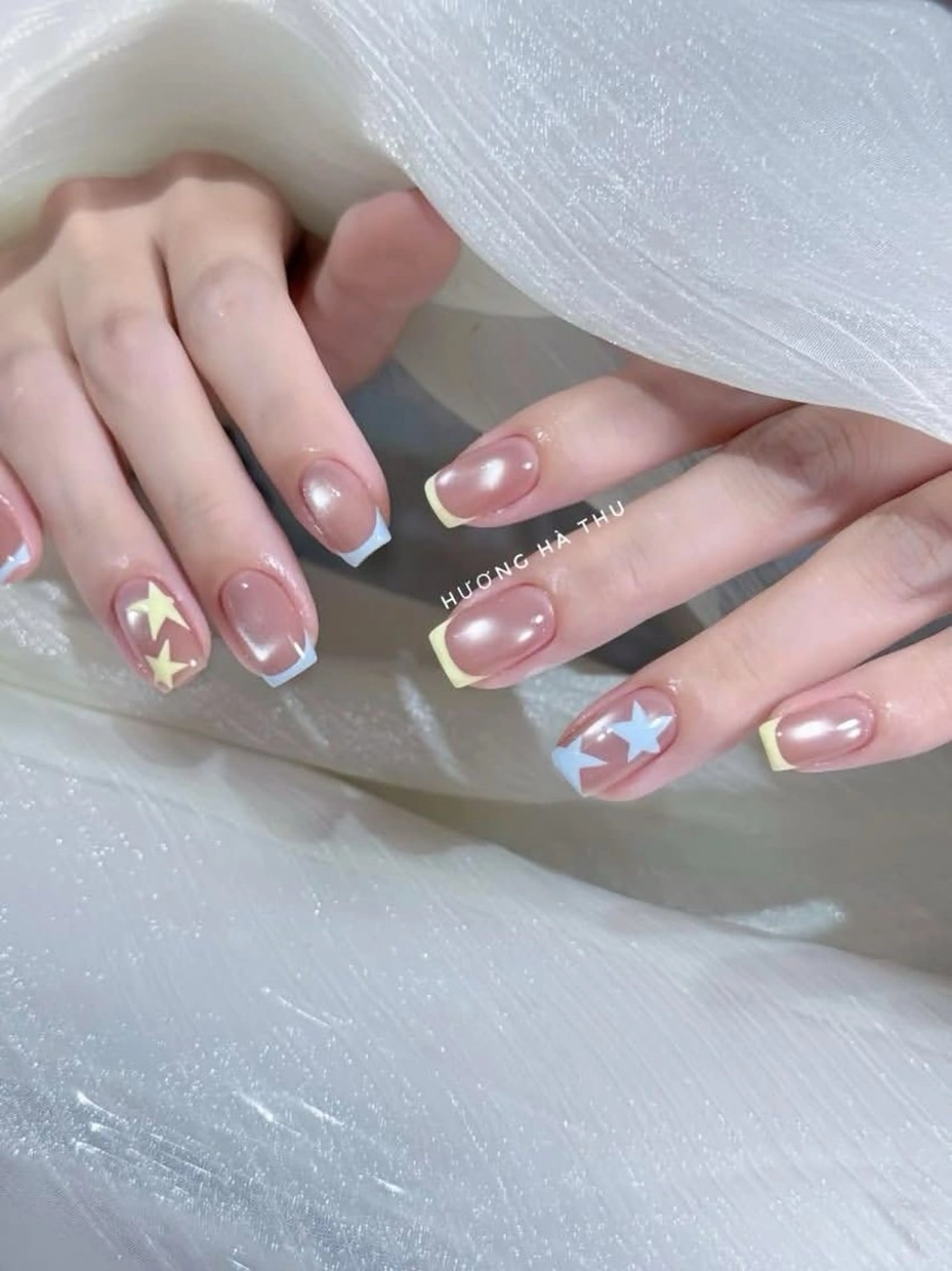 ネイル 韓国ネイル 持ち込み ニュアンスネイル ネイルチップ Minn ANA.CHUOのネイルデザイン