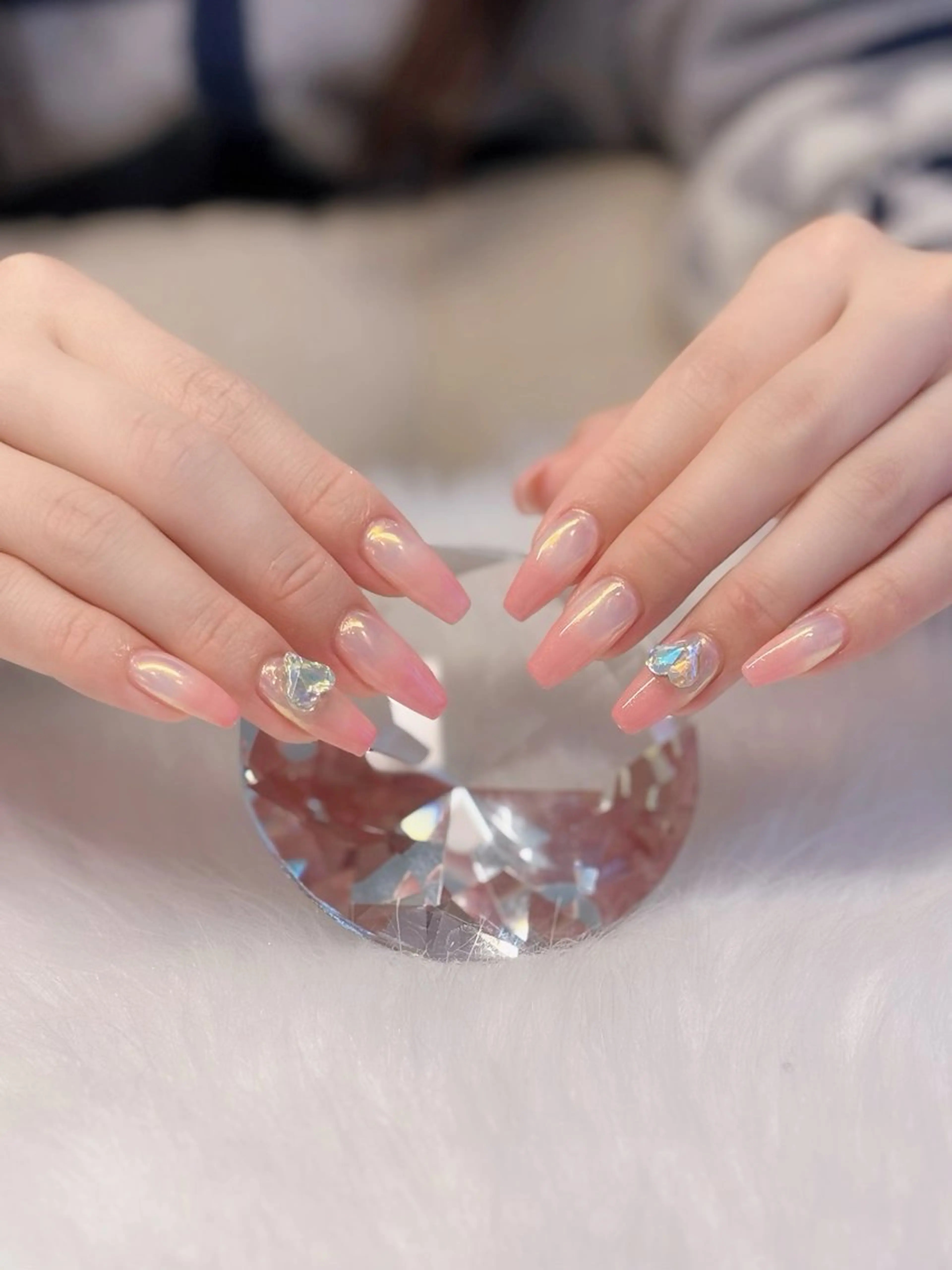 ネイル ハンドネイル 透明感/フィルイン/ 亀戸5分ラシュシュのネイルデザイン