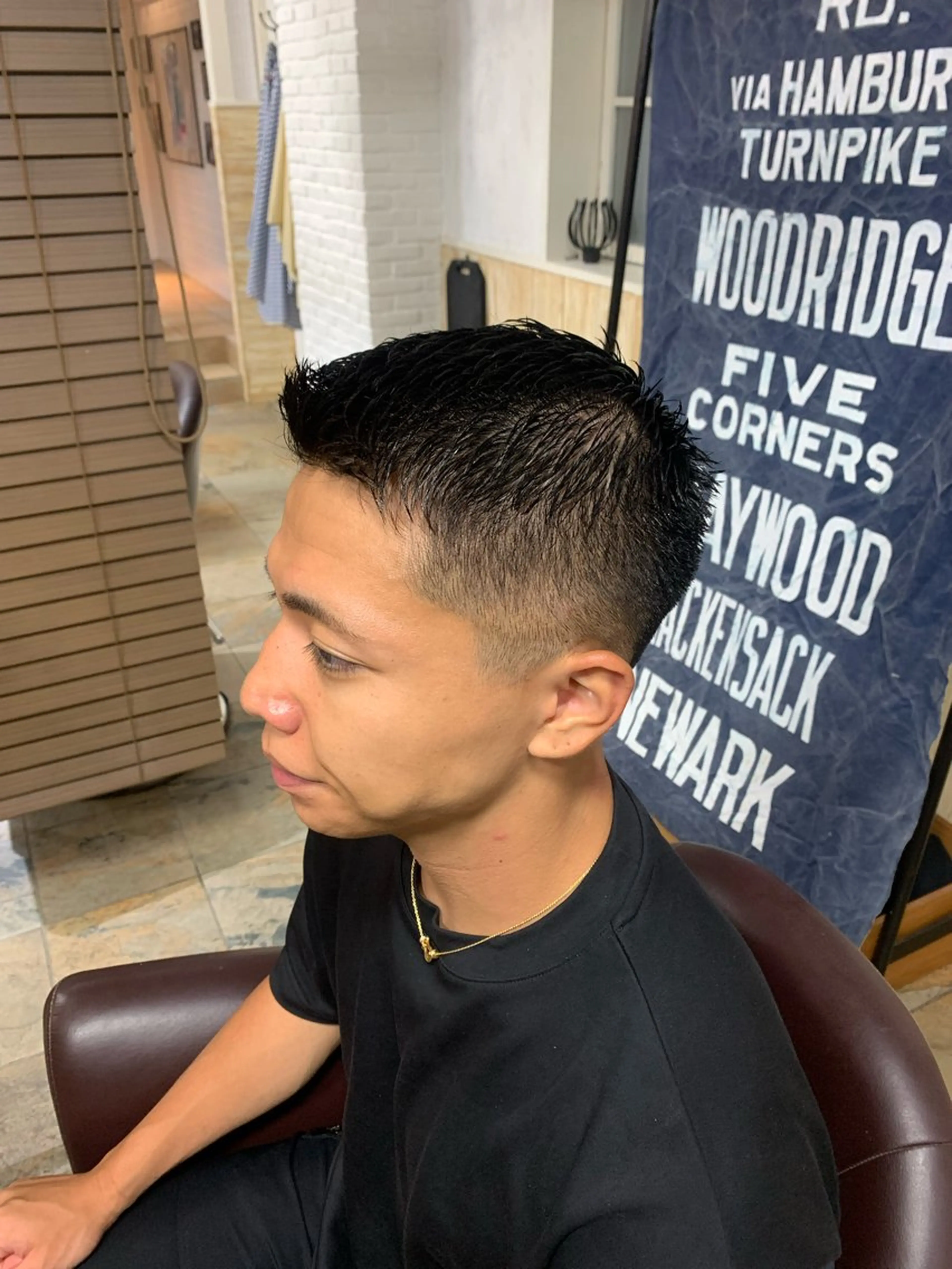 ショート メンズ フェードカット 刈り上げ フェードカット/メン ズパーマ/森巧真のヘアスタイル