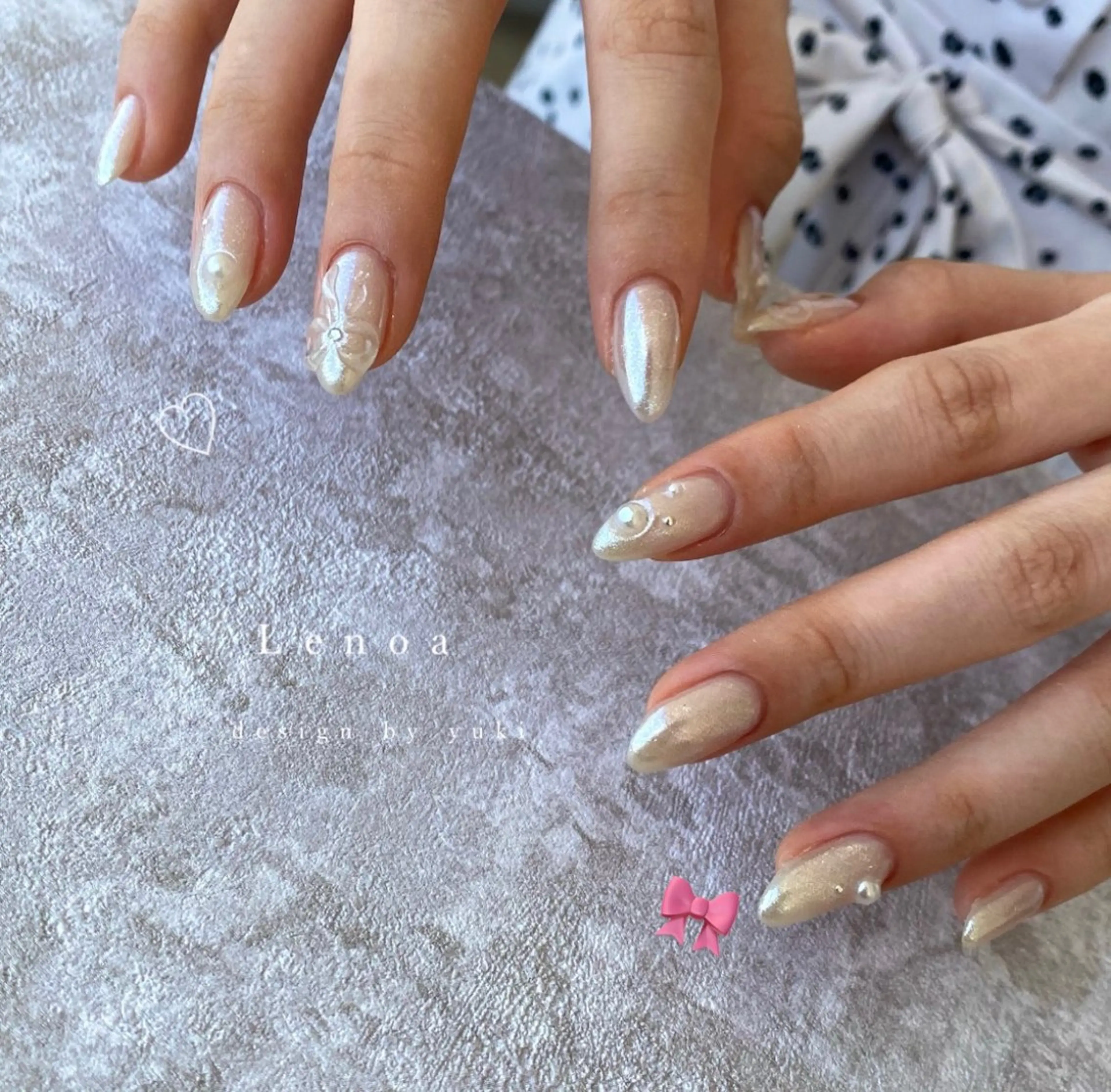 ネイル ハンドネイル Lenoa Yukiのネイルデザイン