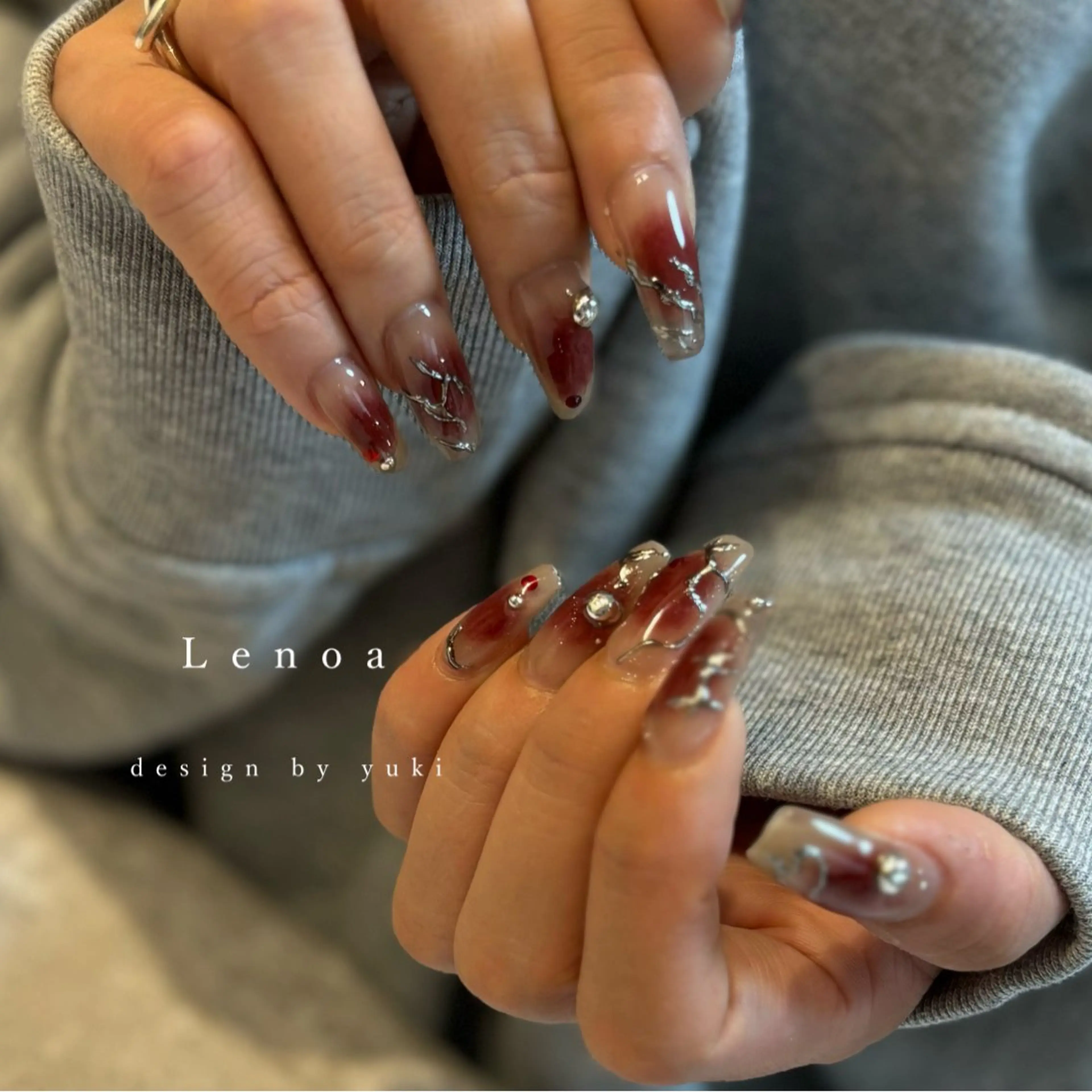 ネイル ハンドネイル Lenoa Yukiのネイルデザイン