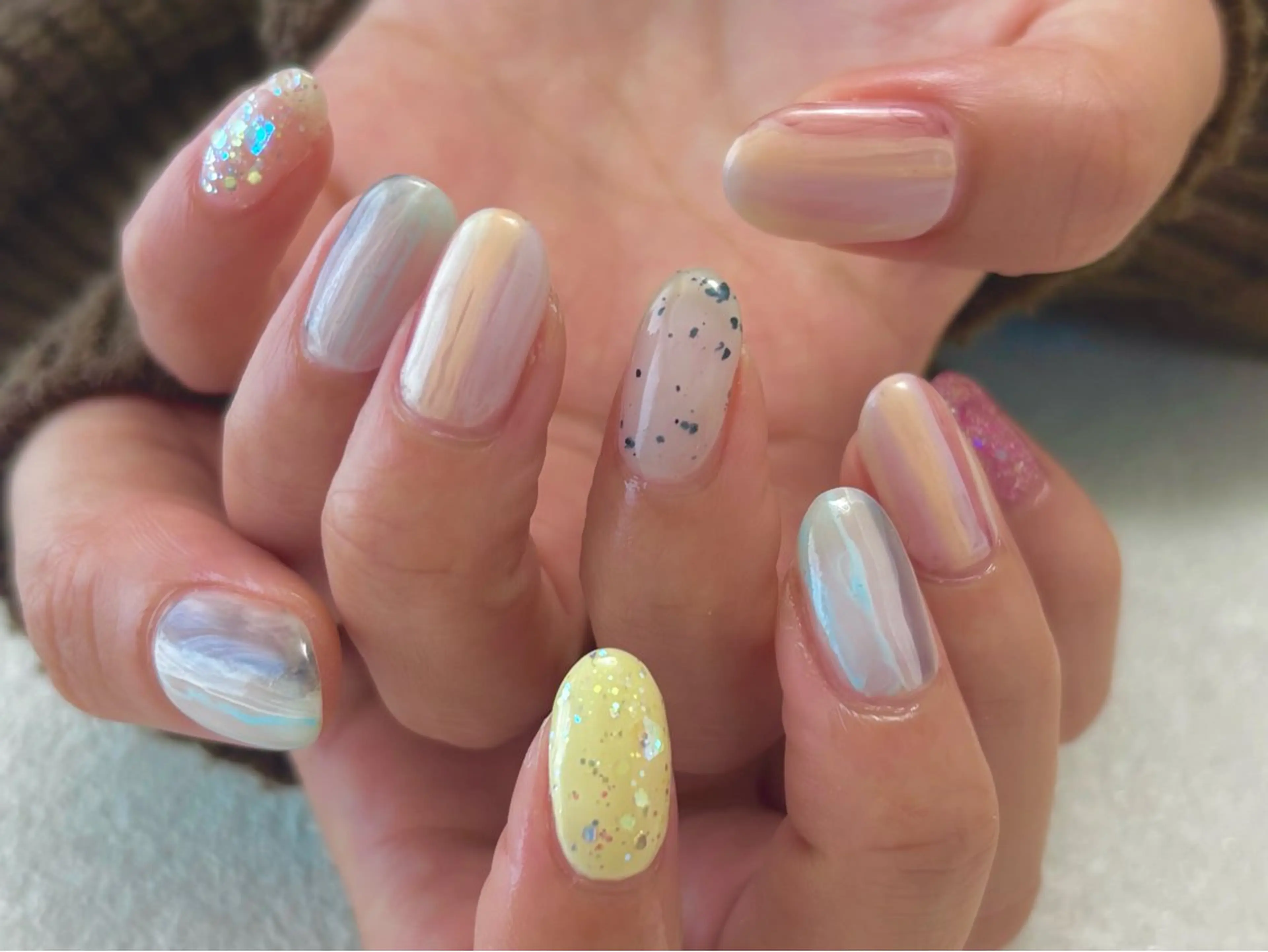 ネイル ハンドネイル yurina ☆のネイルデザイン