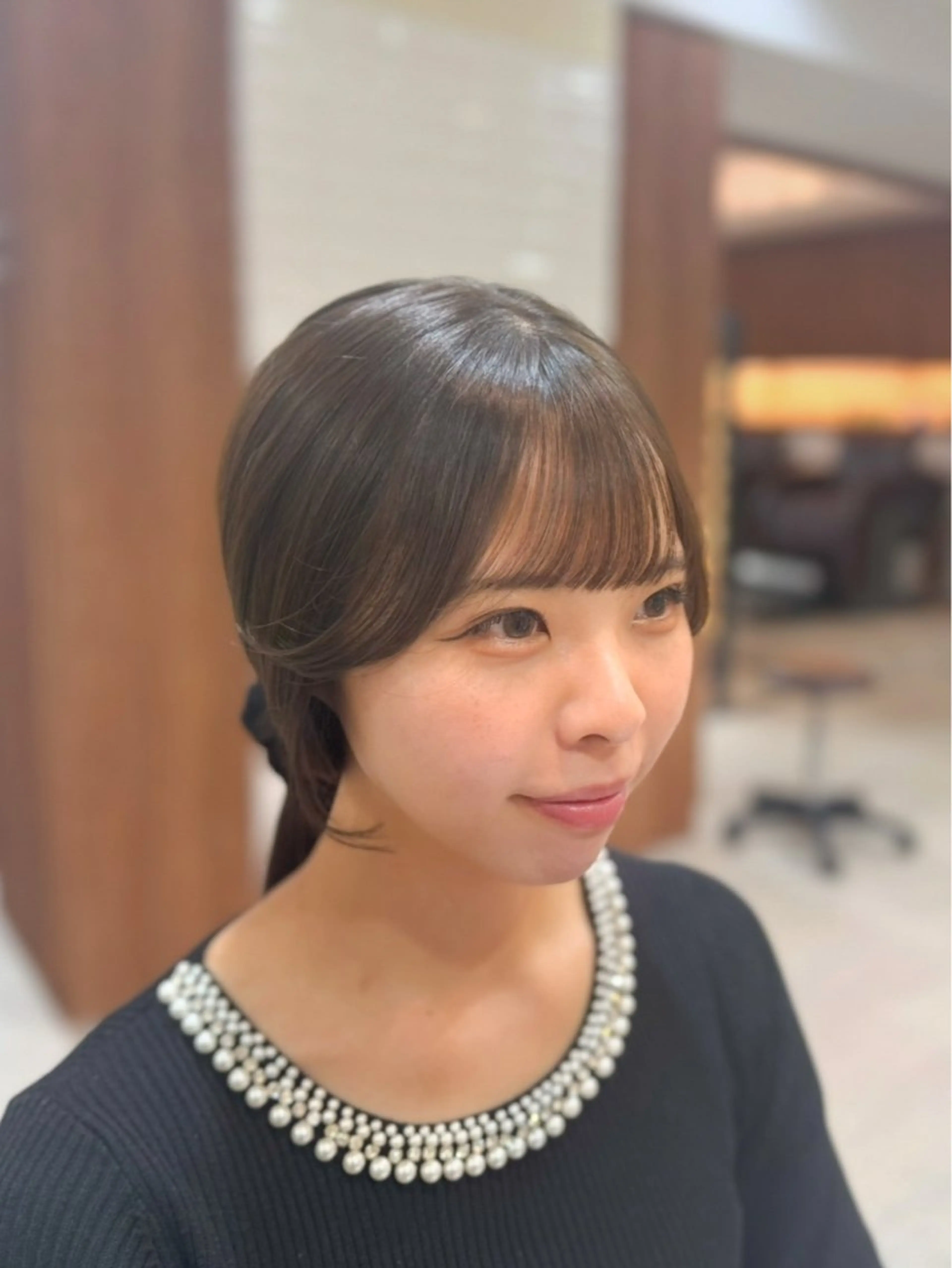 【前髪のうねりが気になる方】☘️前髪ストレート×似合わせカット/髪質で選べるシャンプートリートメント🫧の写真