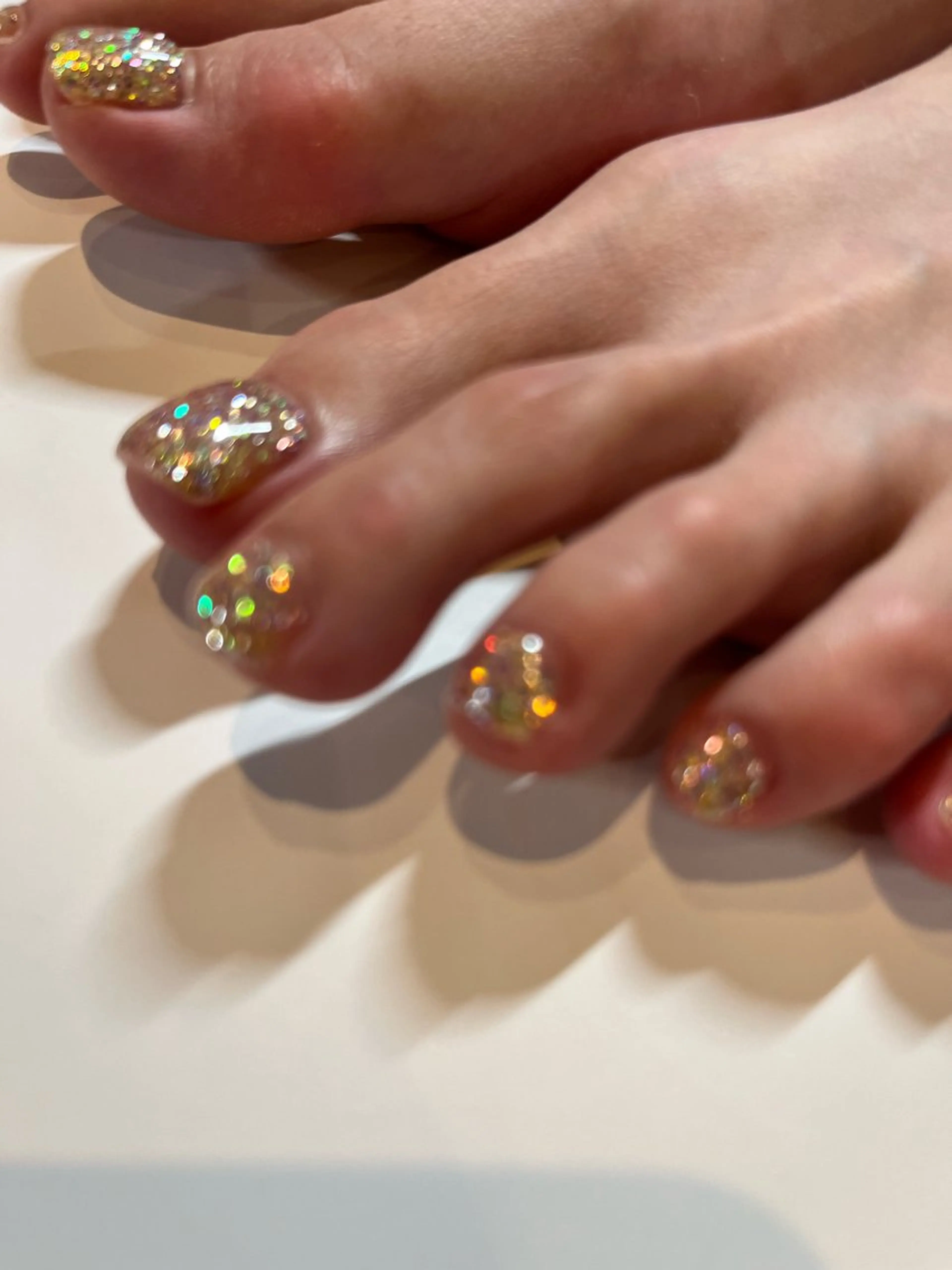 ネイル キラキラネイル フットネイル mitsuki / Manonのネイルデザイン