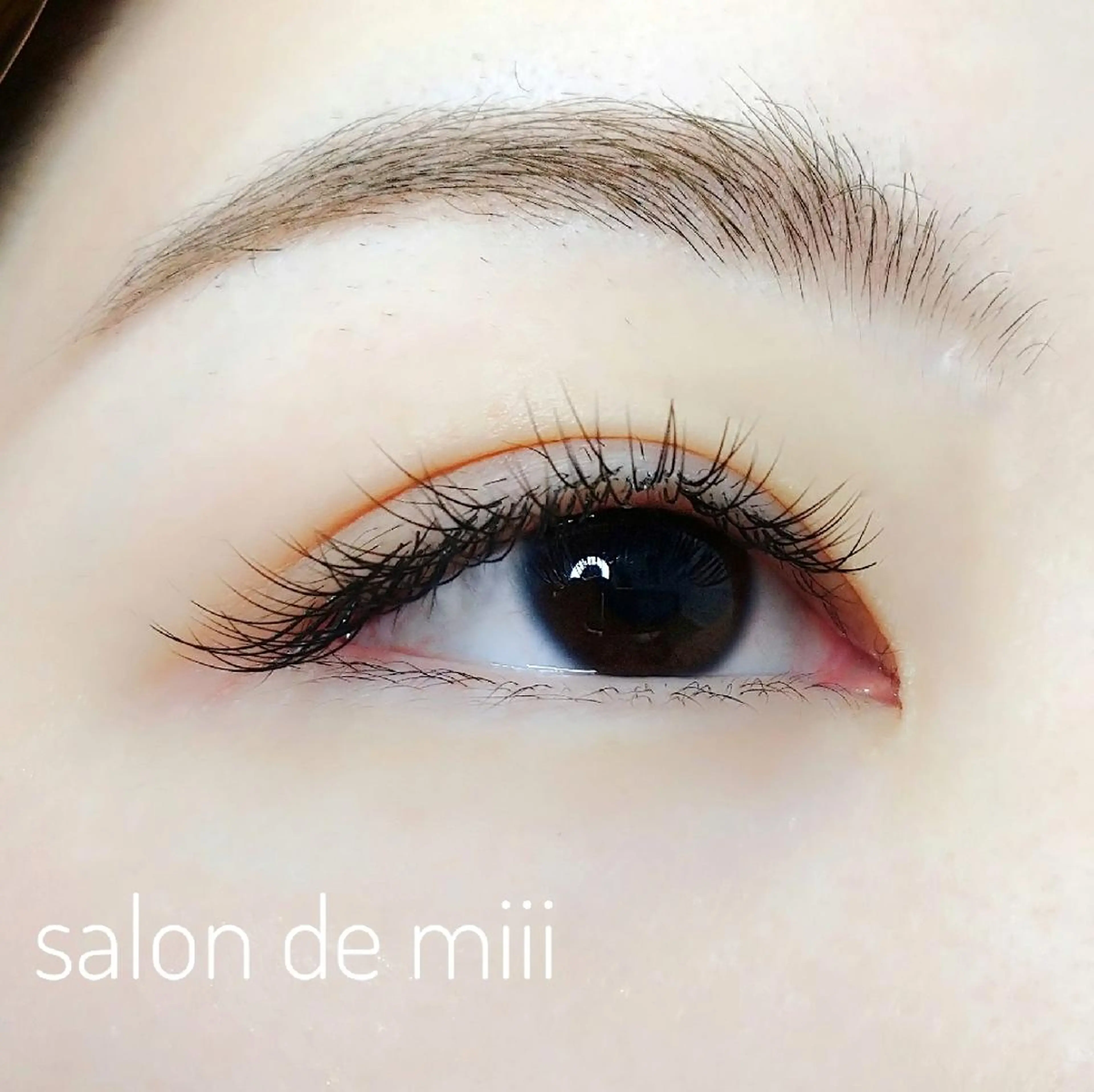 マツエク・マツパ Jカール ナチュラル salon de  miiiのマツエク・マツパデザイン