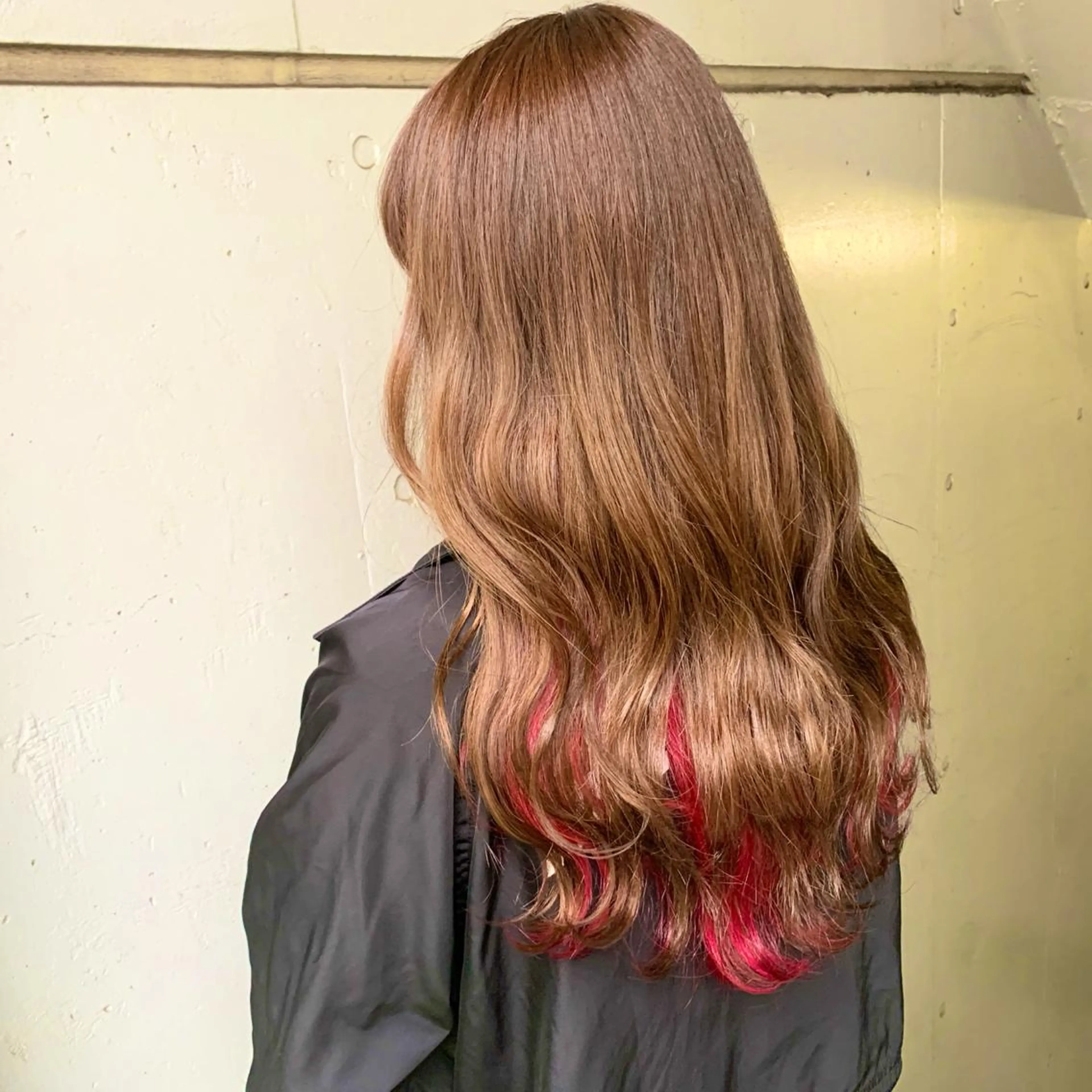 ロング カラー インナーカラー トリートメント ヘアカラー 原山 直人のヘアスタイル