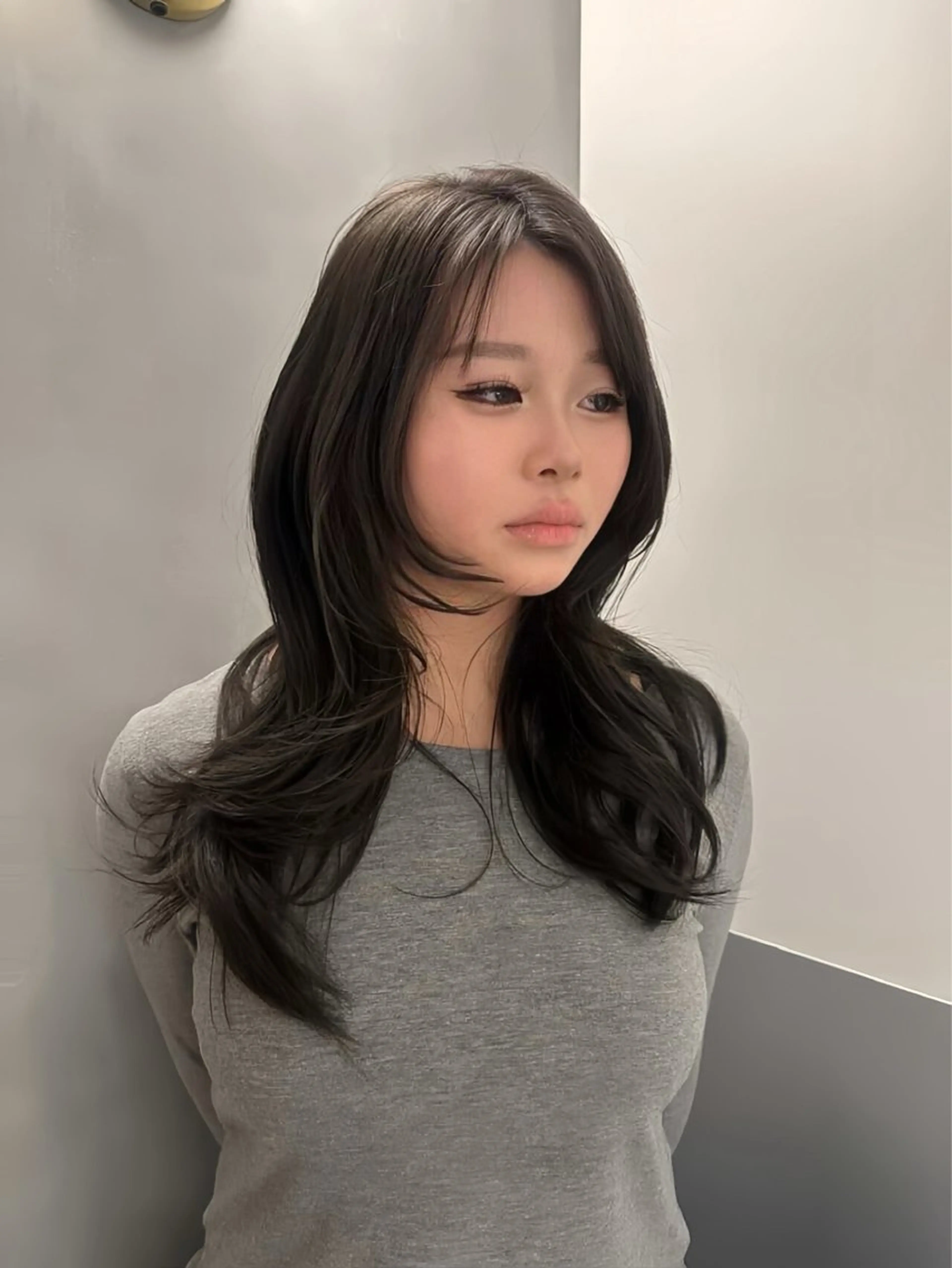 ロング カット ヘアカラー トリートメント 🎀LUNA🎀 レイヤーカット/艶髪のヘアスタイル