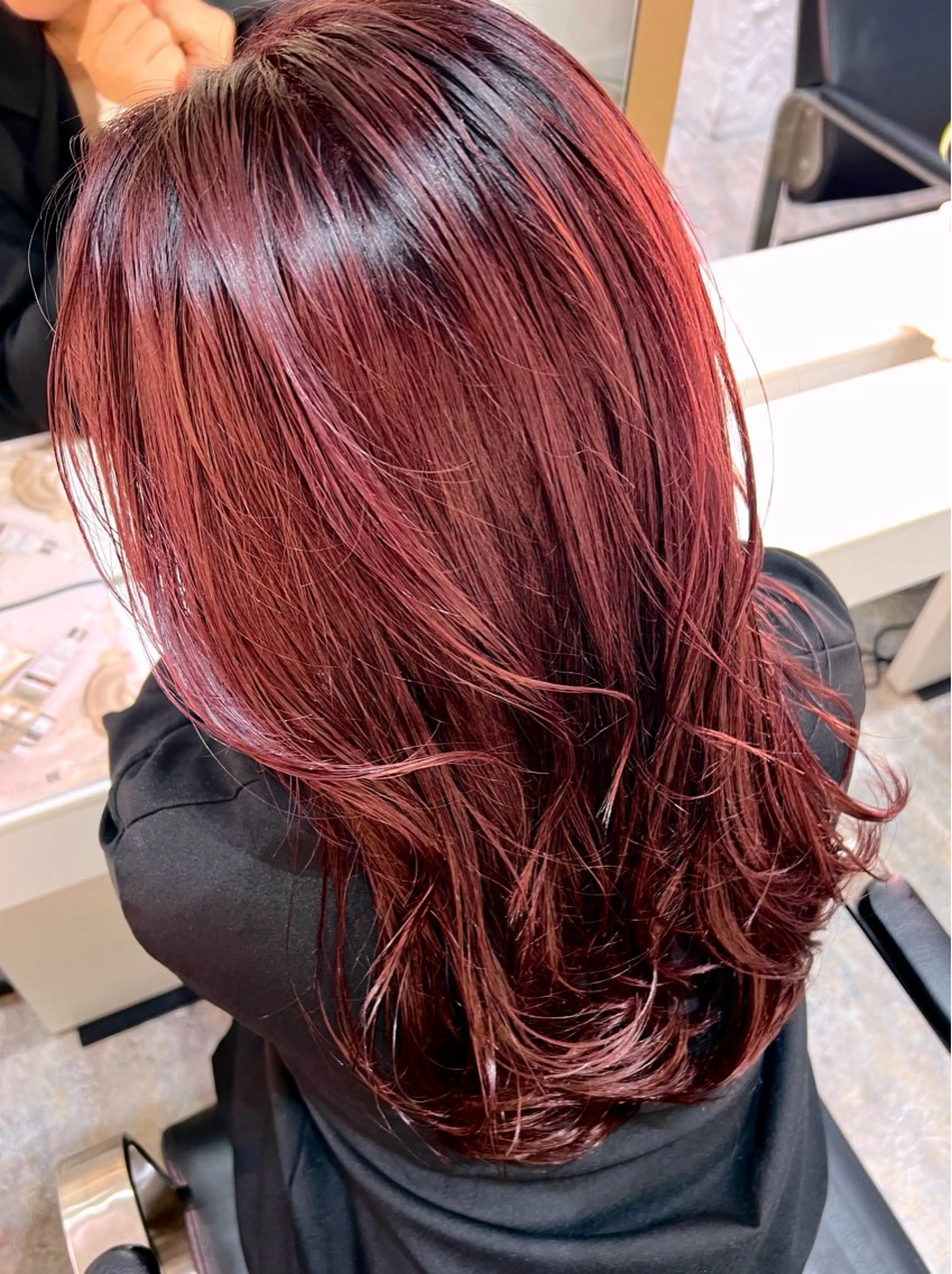 カラー ヘアカラー ハイライト白髪ぼかし メンズパーマ渋谷のヘアスタイル