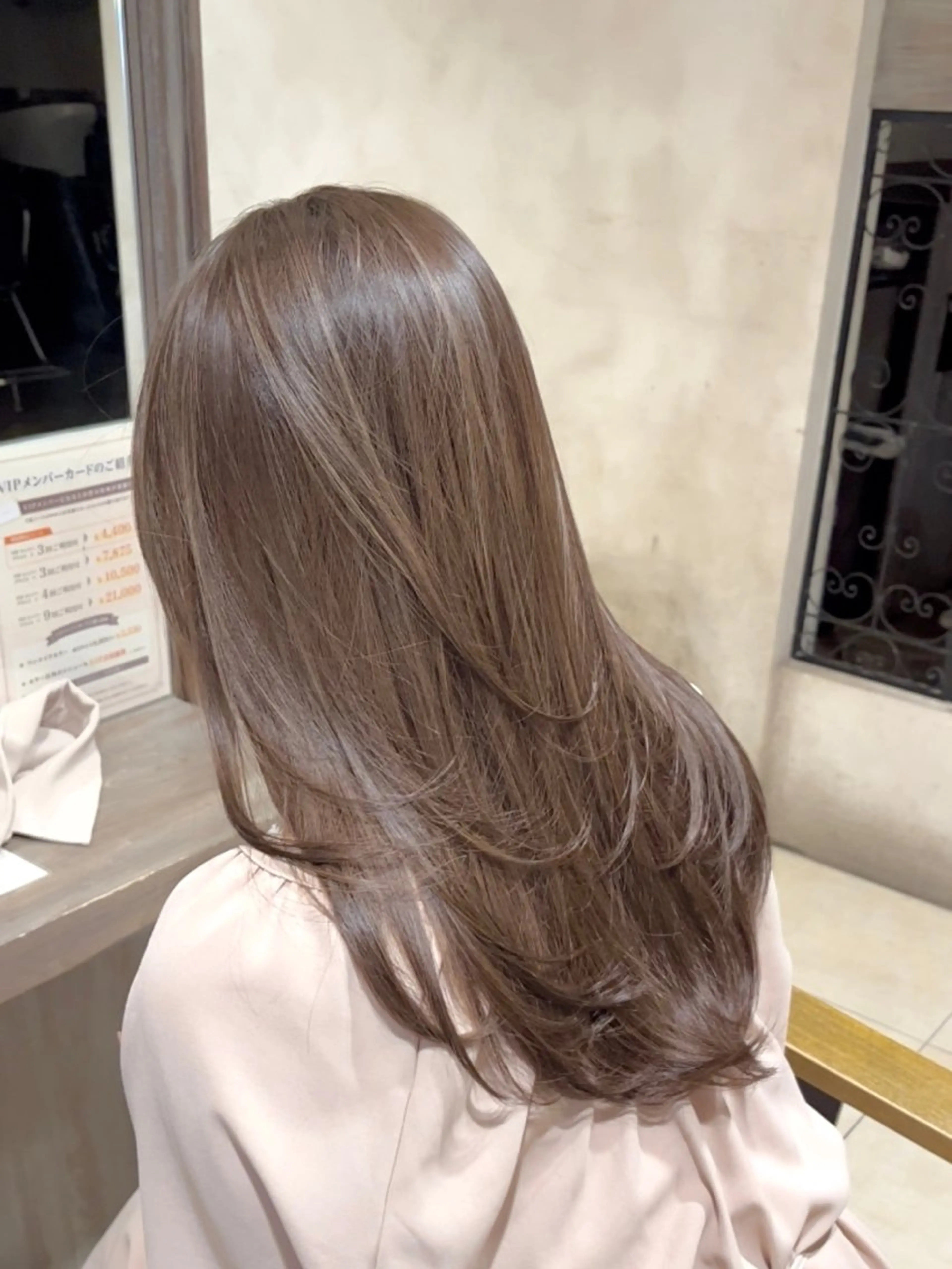 セミロング カラー カット 高槻No.1🇰🇷 韓国ヘア　橋口陽太のヘアスタイル