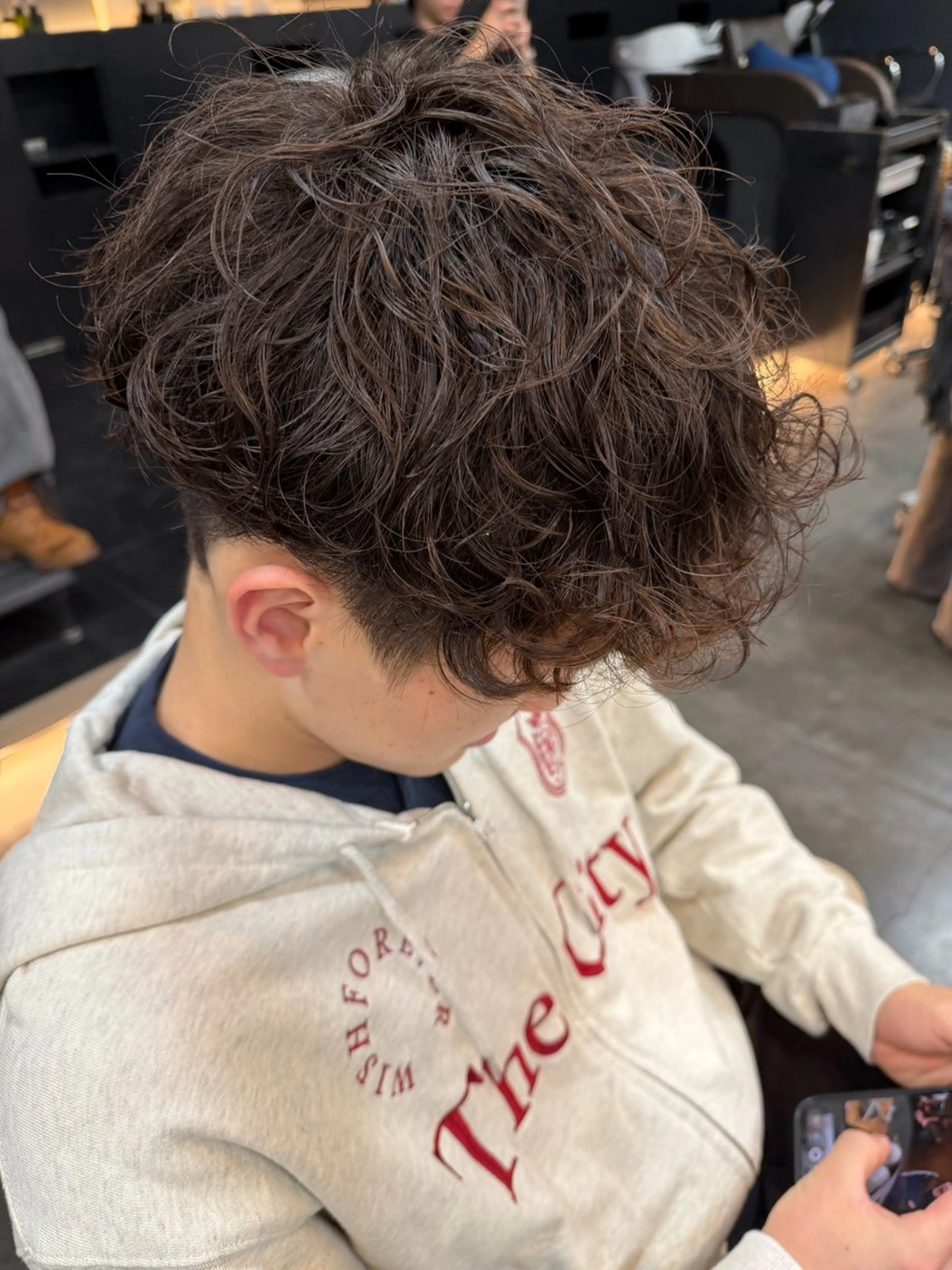 カット➕シャドウパーマの写真