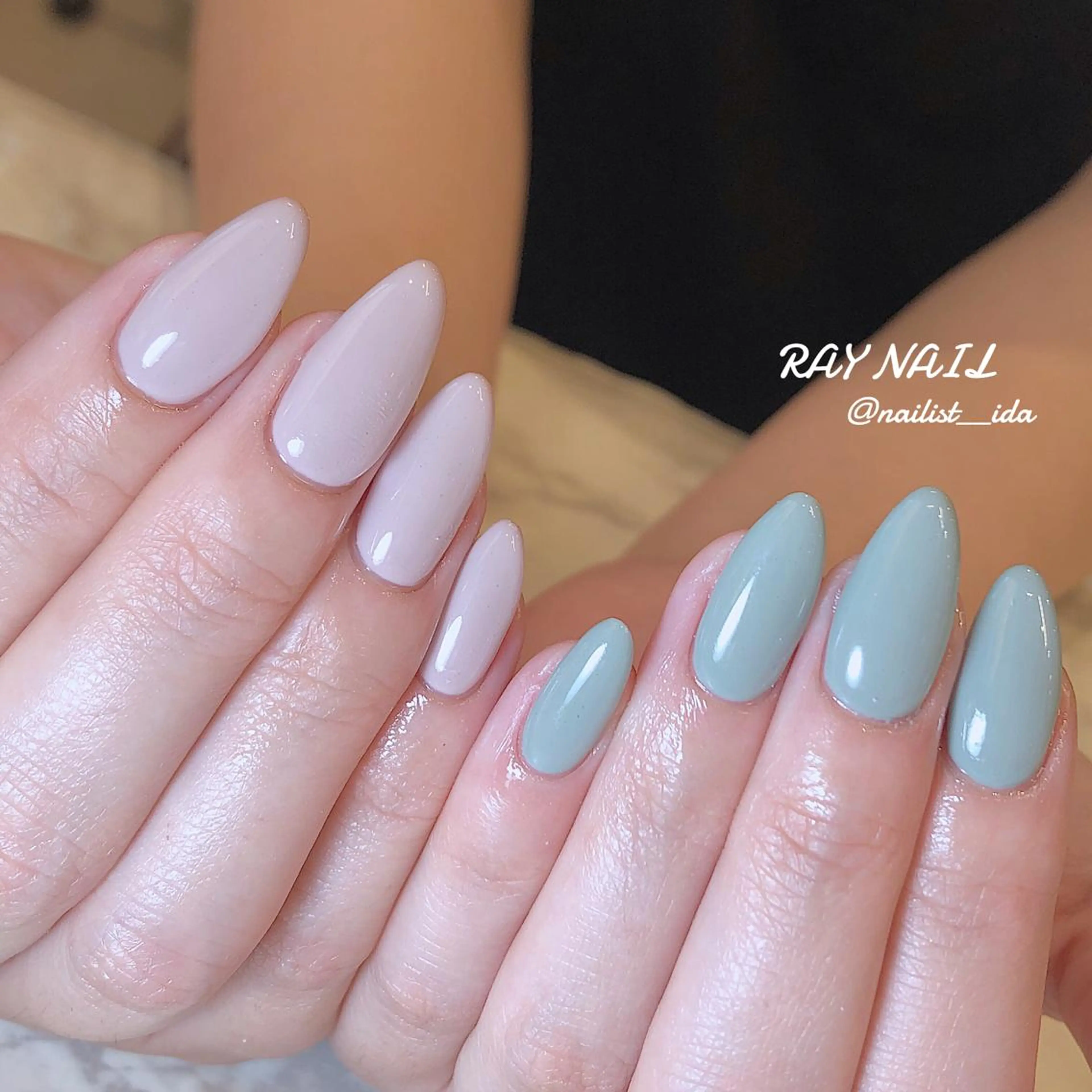 ネイル ワンカラーネイル Arowa 伊田のネイルデザイン