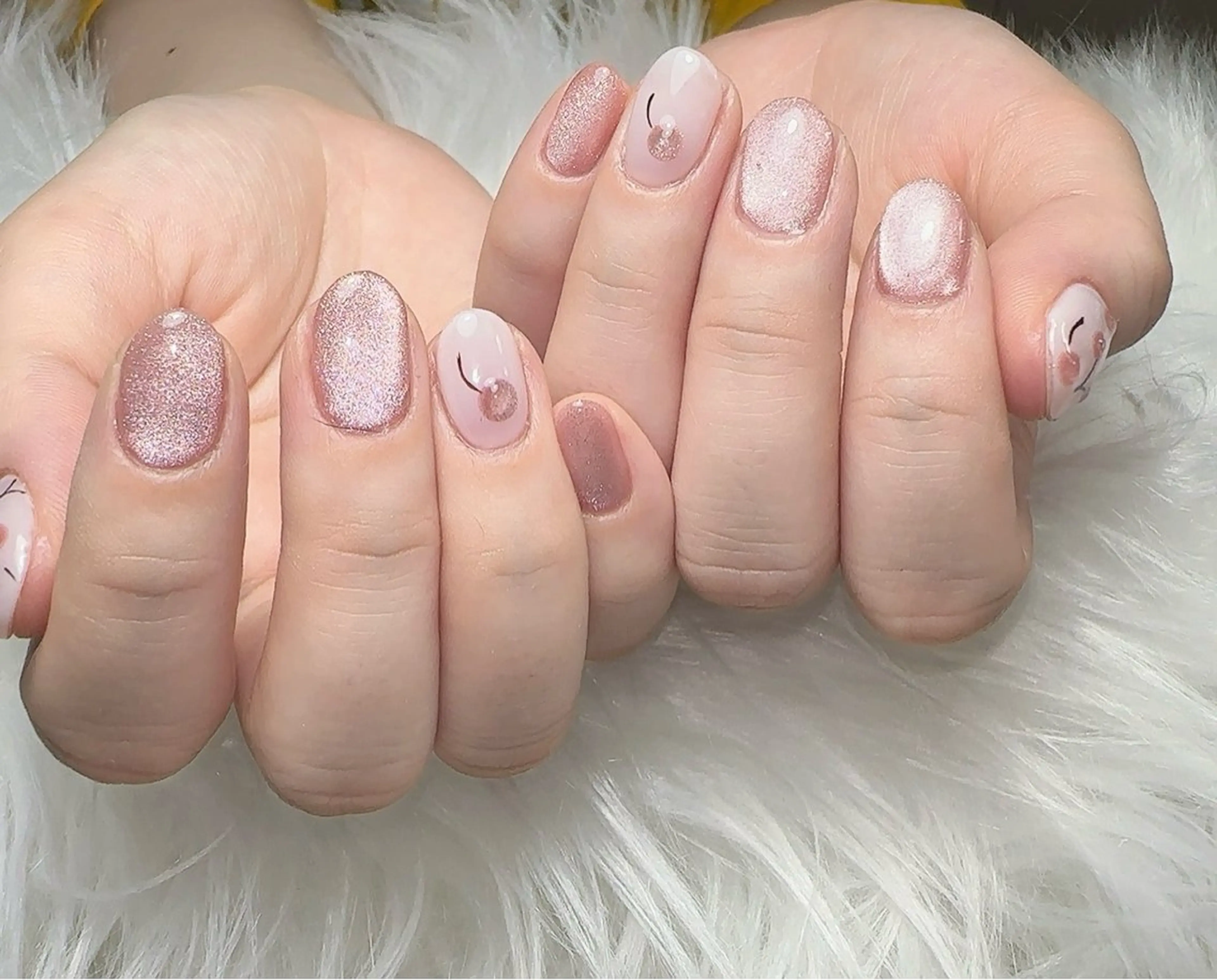 ネイル アートネイル マグネットネイル ハンドネイル ハンドケア YOIネイルサロン所属・YOINAIL ヨイネイルサロンのネイルデザイン