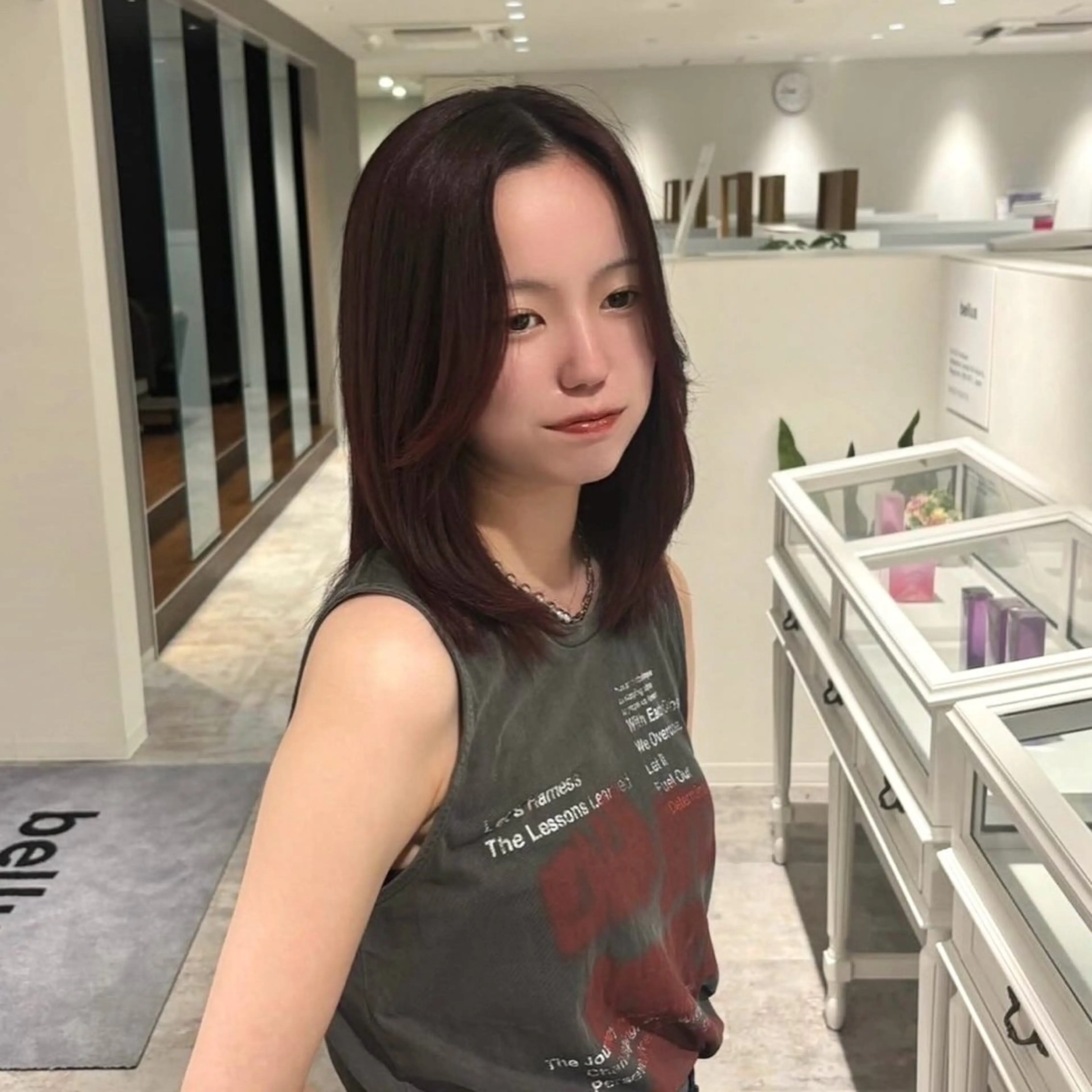 ミディアム カラー bellus所属・田名部 愛乙のヘアスタイル