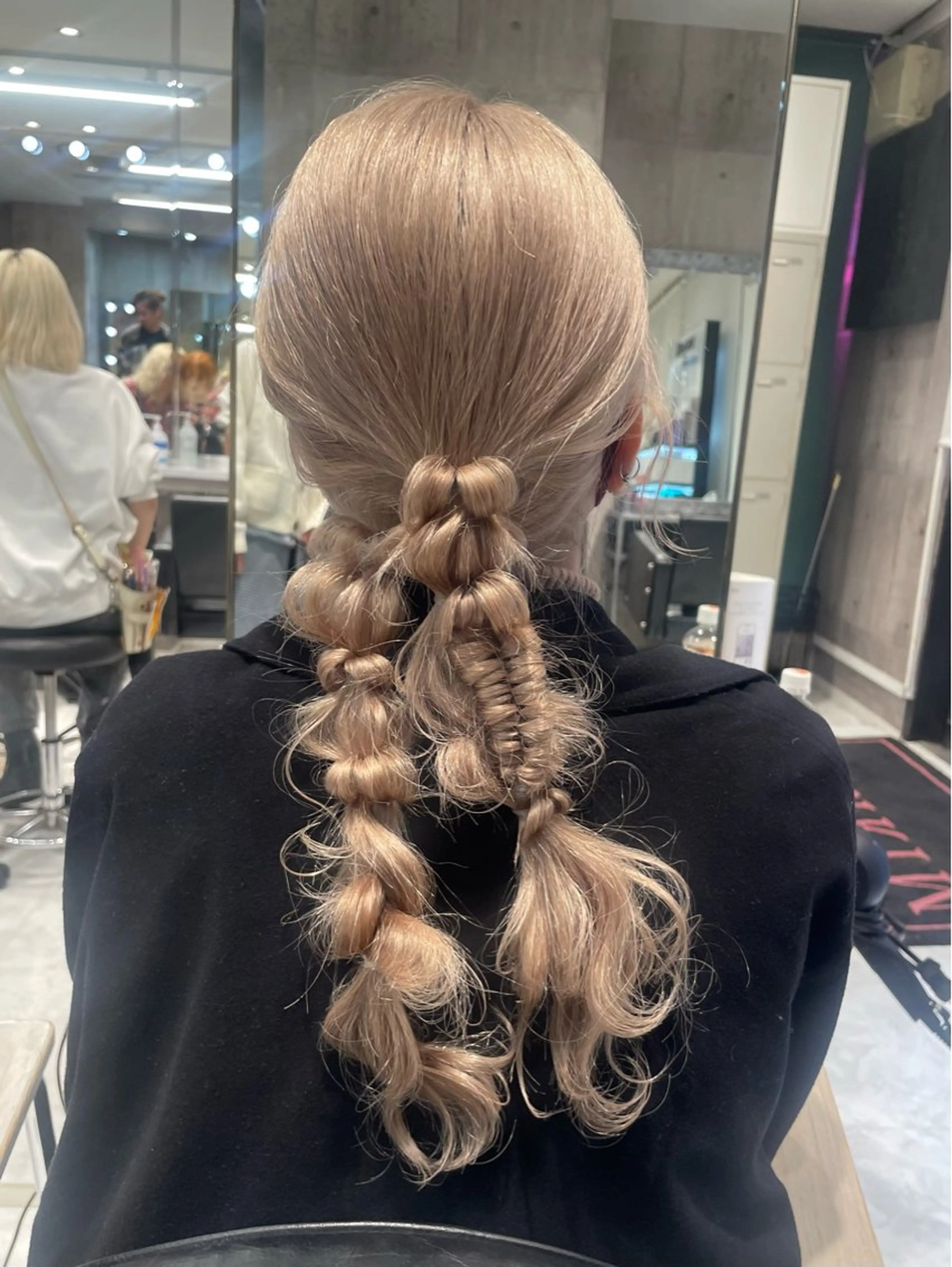 セミロング ヘアアレンジ メンズモテパーマ💙 fuwaのヘアスタイル