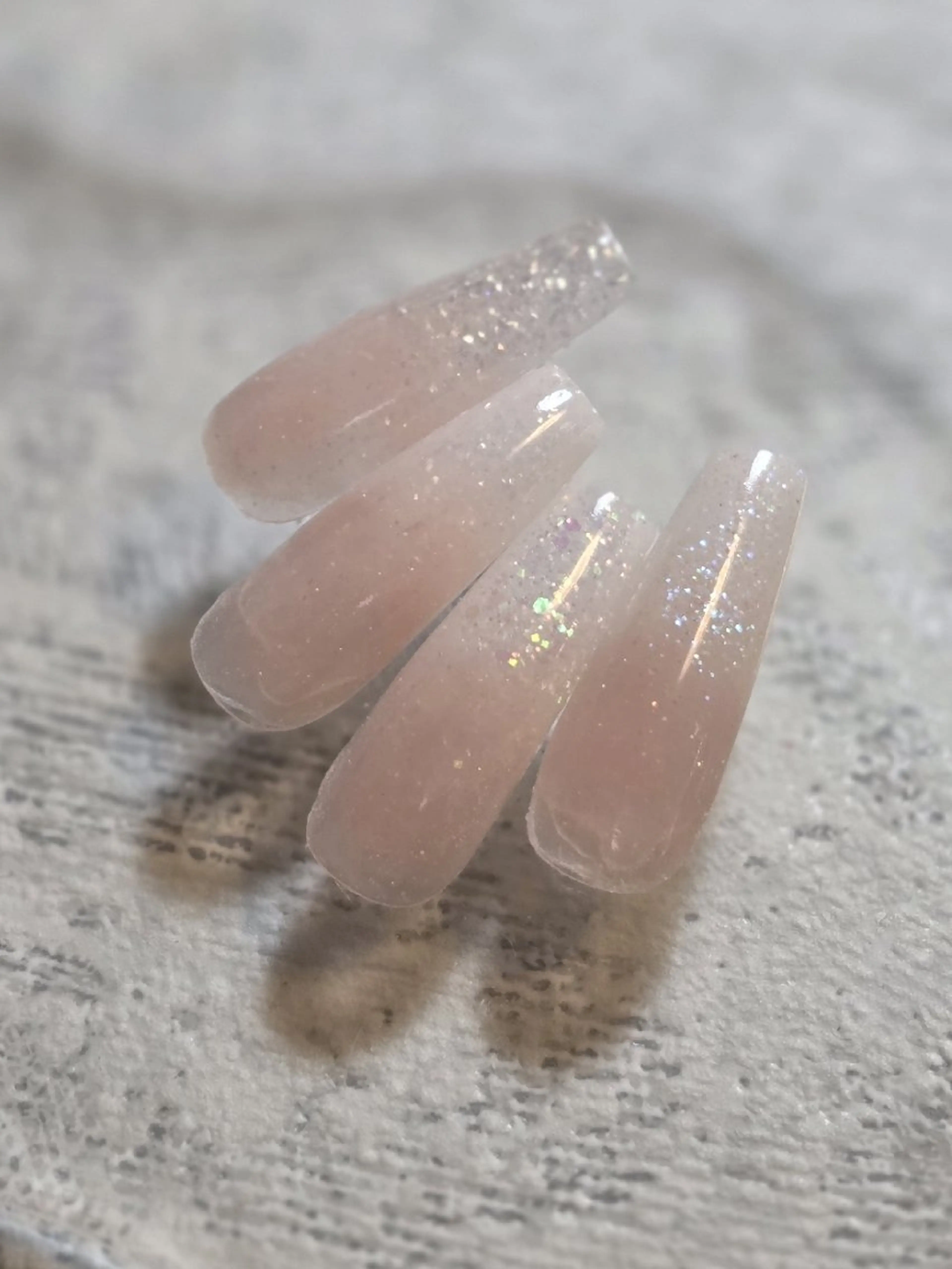 ネイル グラデーション ラメ(グリッター) ハンドネイル Lady Nail Kiyokaのネイルデザイン