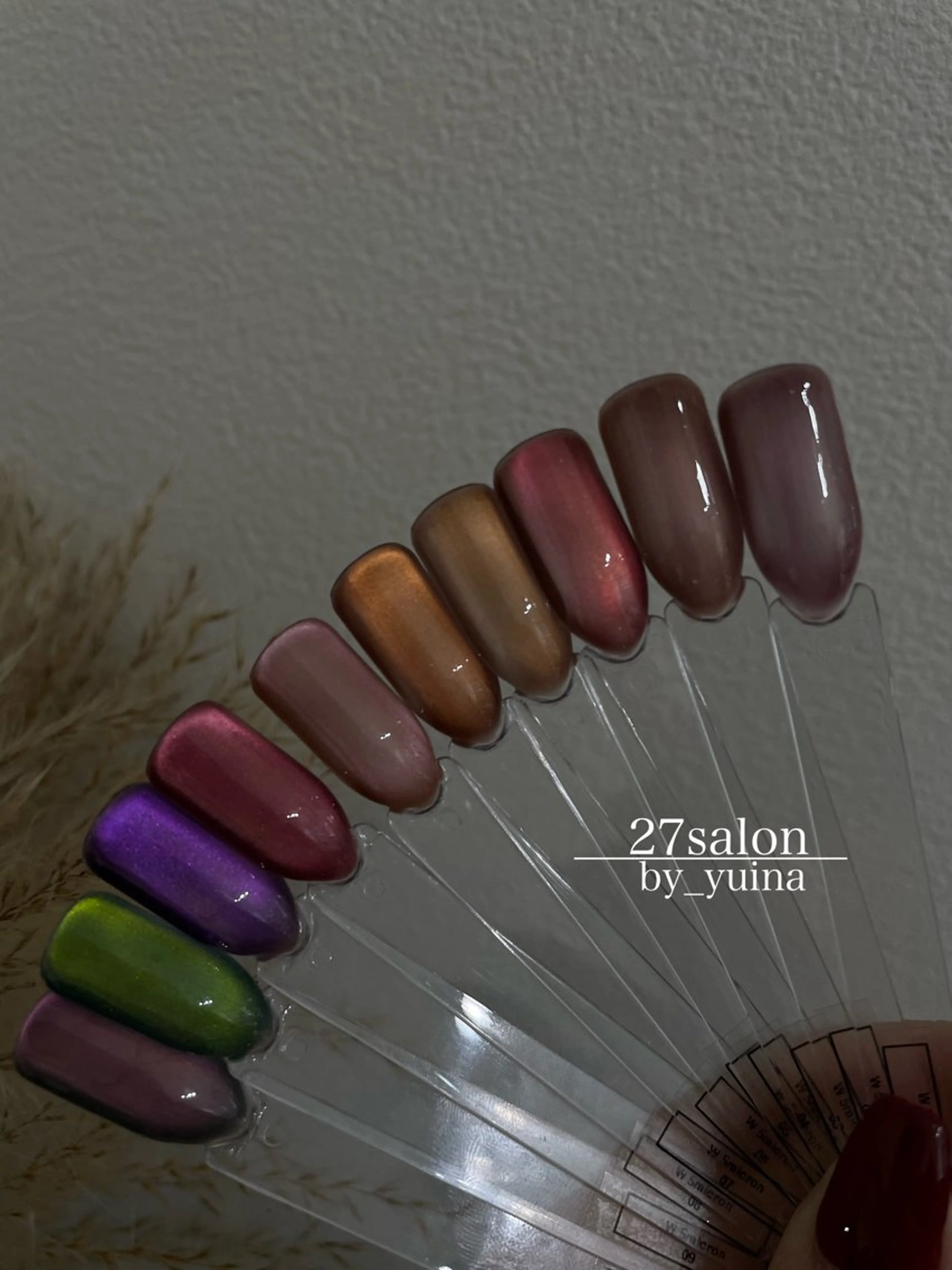 ネイル マグネットネイル 27salon yuinaのネイルデザイン