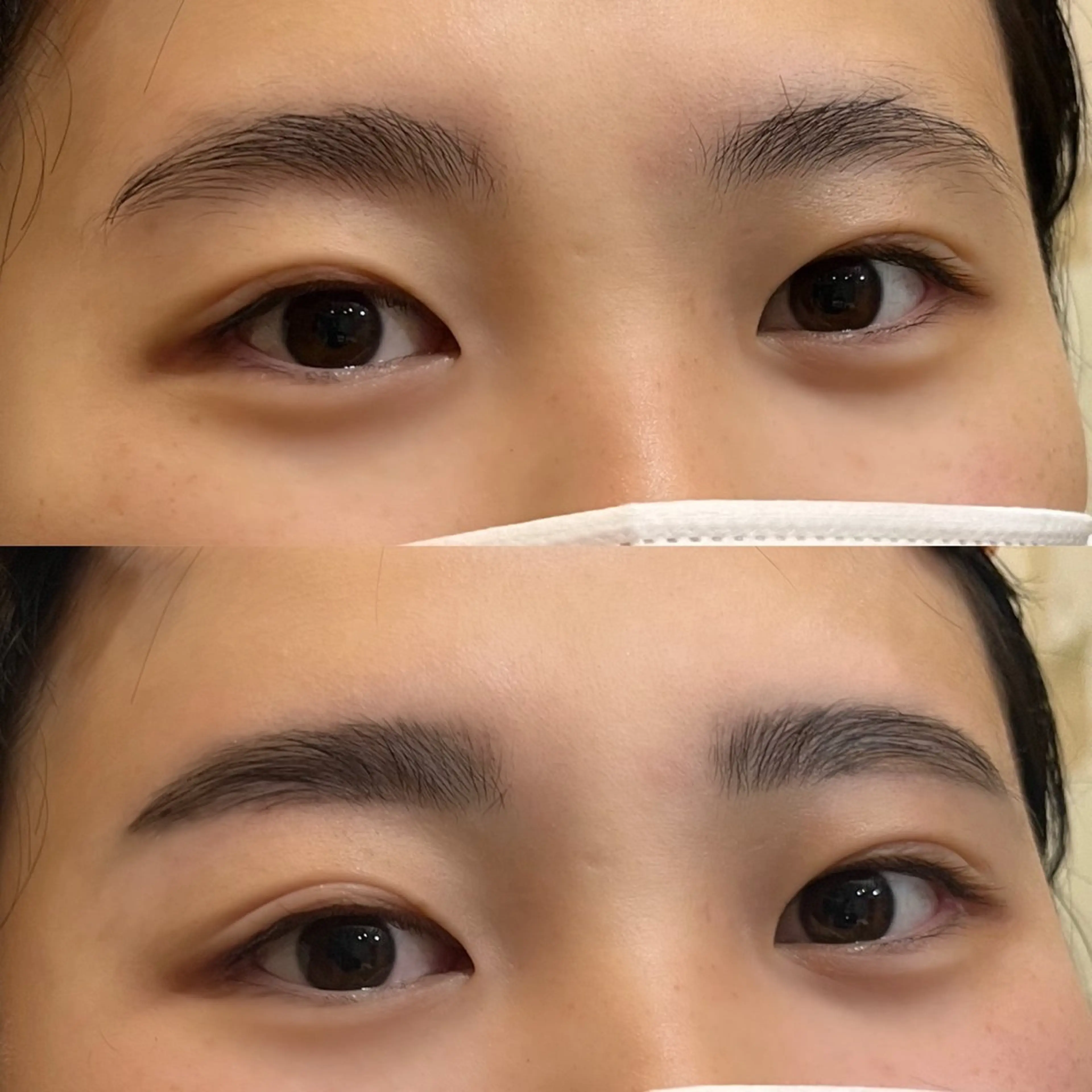 アイブロウ ハリウッドブロウリフト cana カナ/レイヤーカットのヘアスタイル