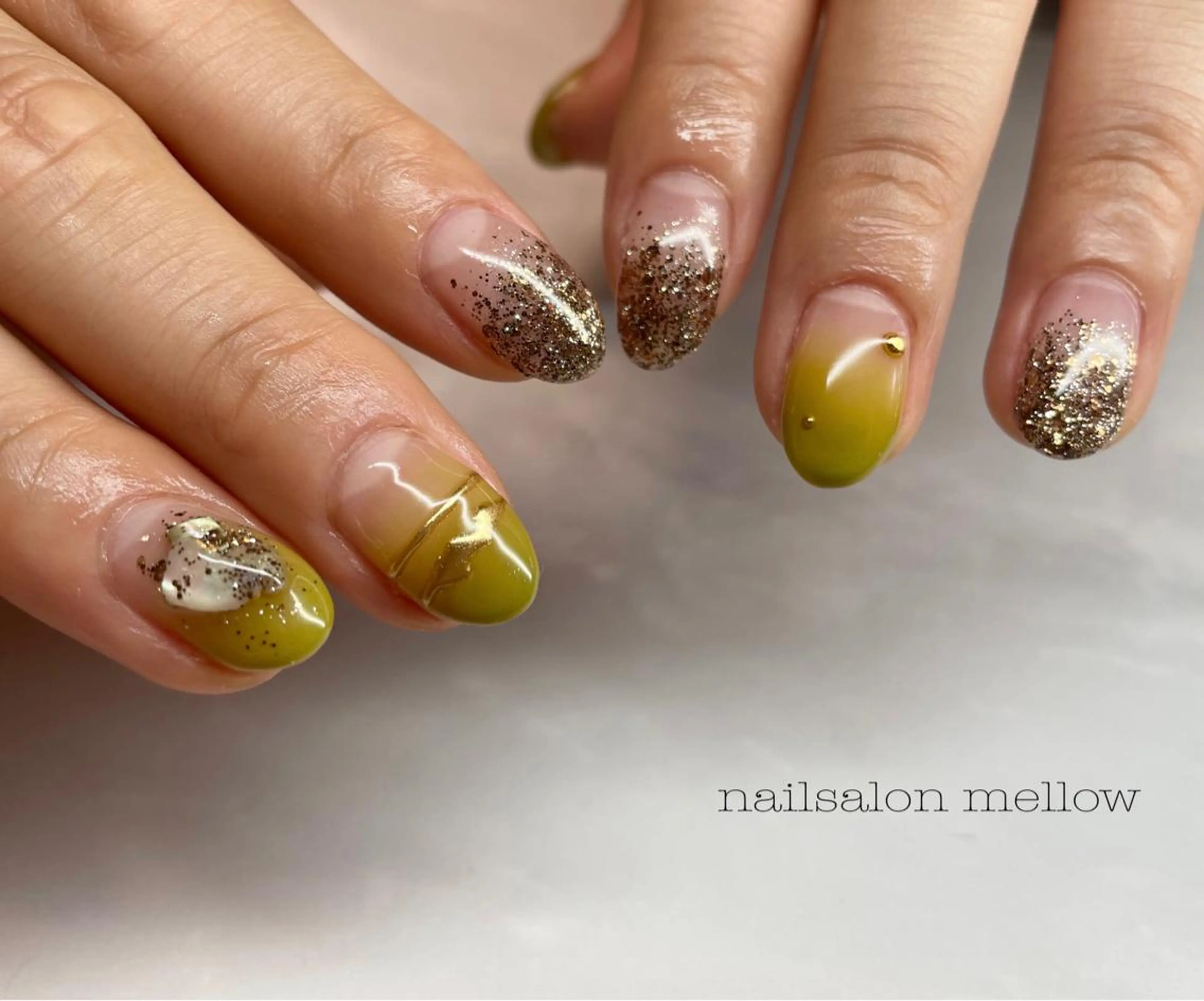 ネイル ピスタチオネイル 大山 浩美のネイルデザイン