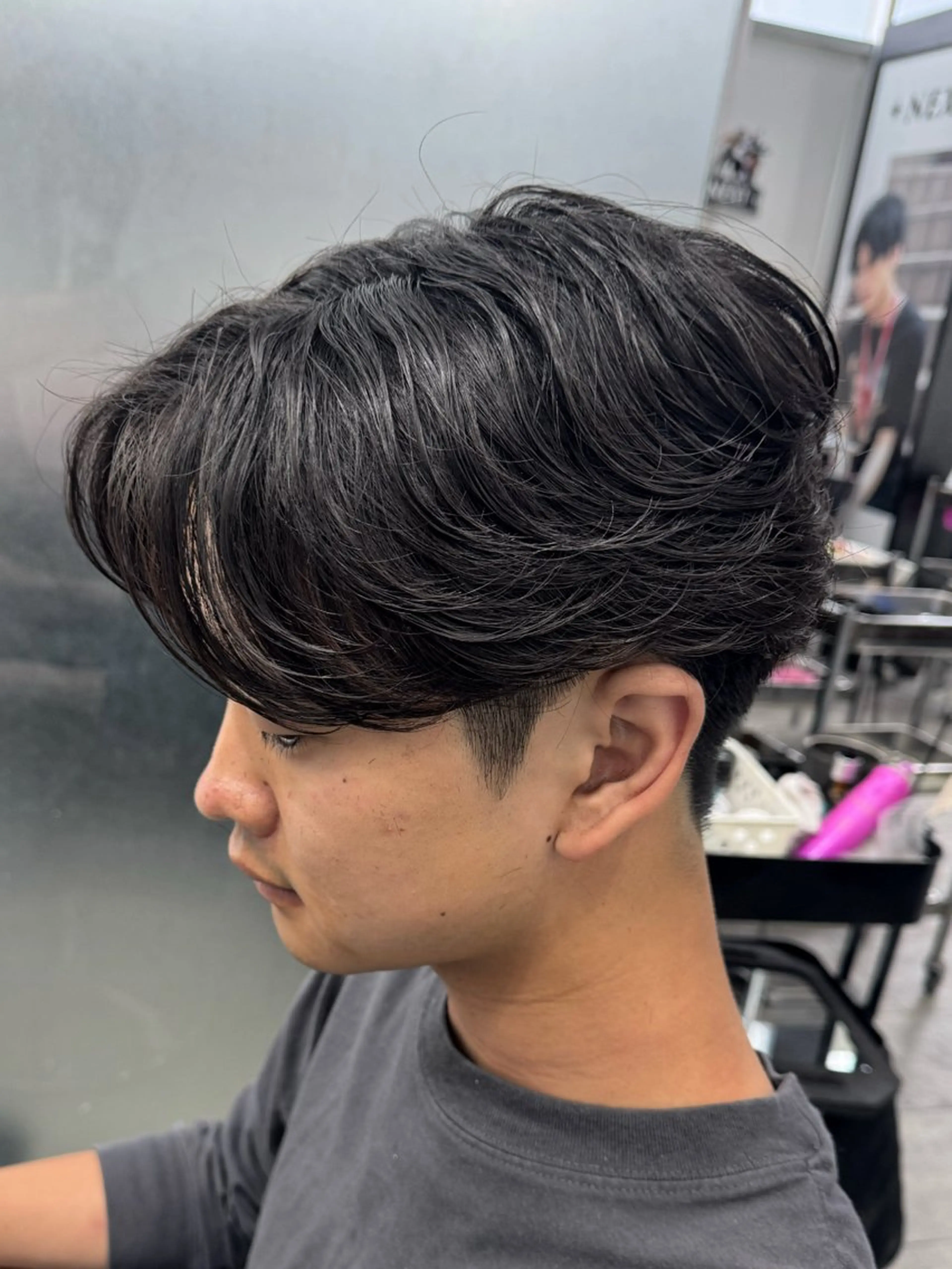 パーマ メンズ メンズパーマ ニュアンスパーマ カット パーマ 天野 愉月のヘアスタイル