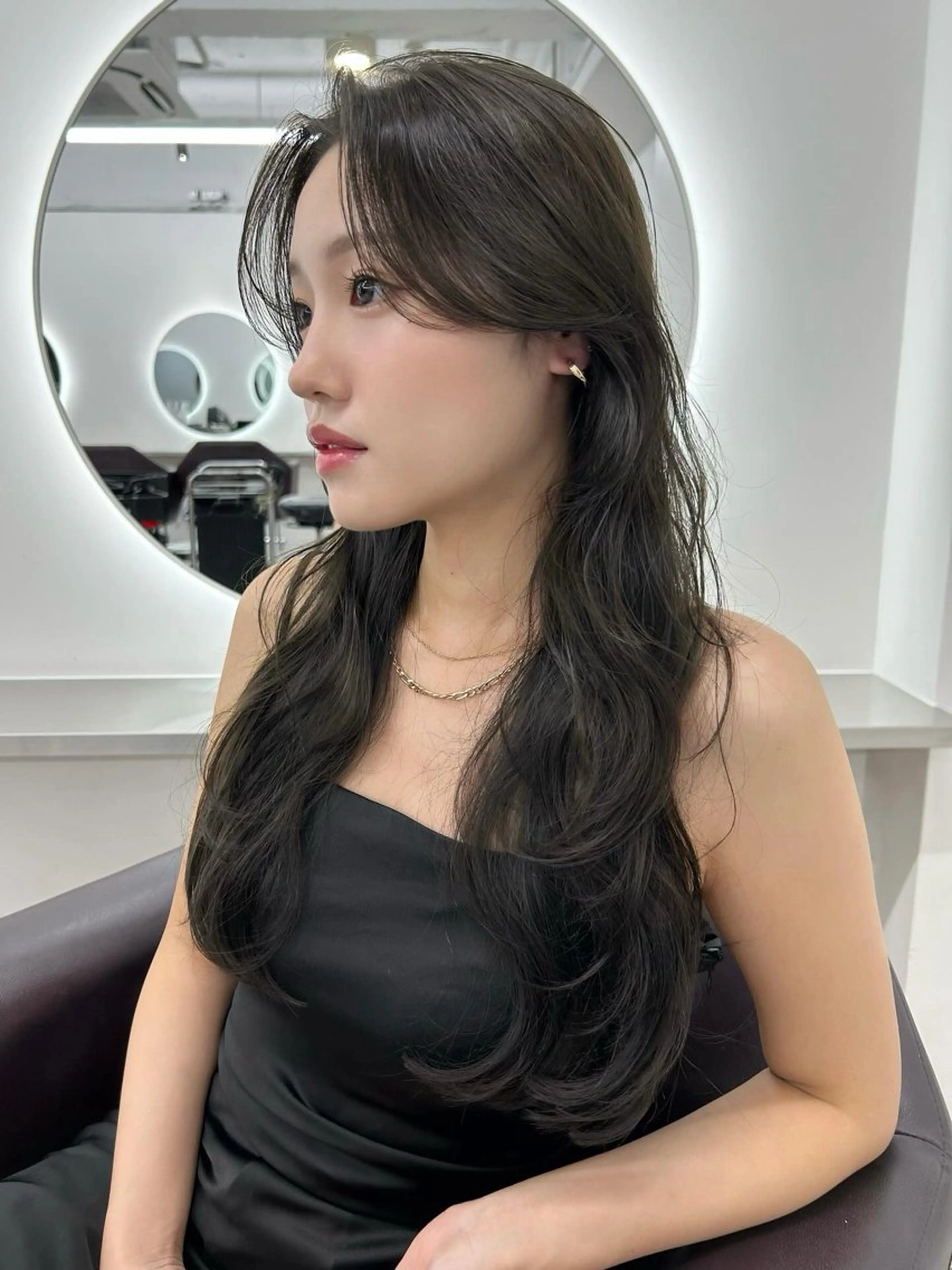 ロング カラー ❄️暗髪/透明感❄️ /reyのヘアスタイル