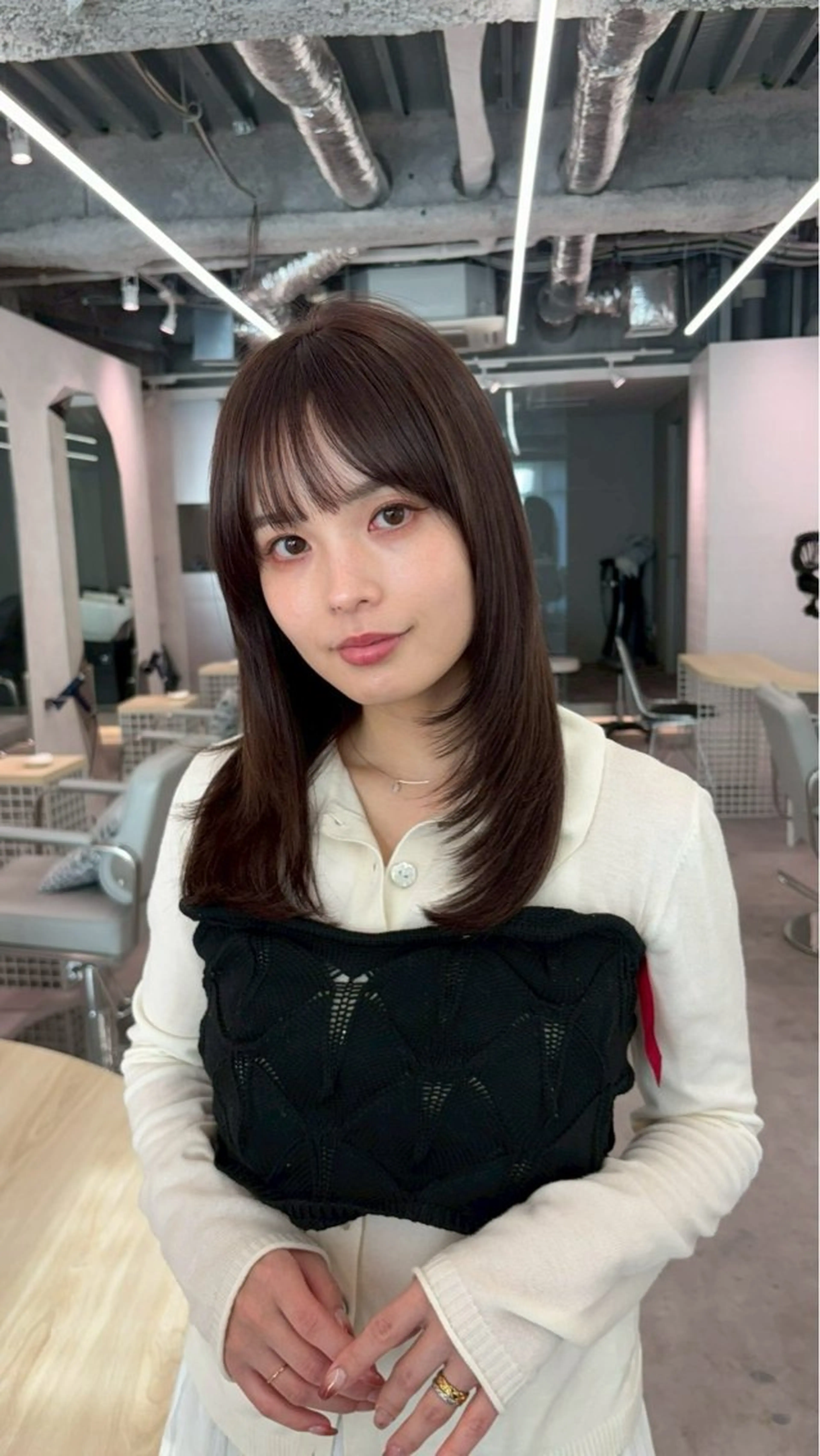 ロング ヘアカラー 🫧‪透明感カラー￤ 髪質改善_響🫧👑のヘアスタイル