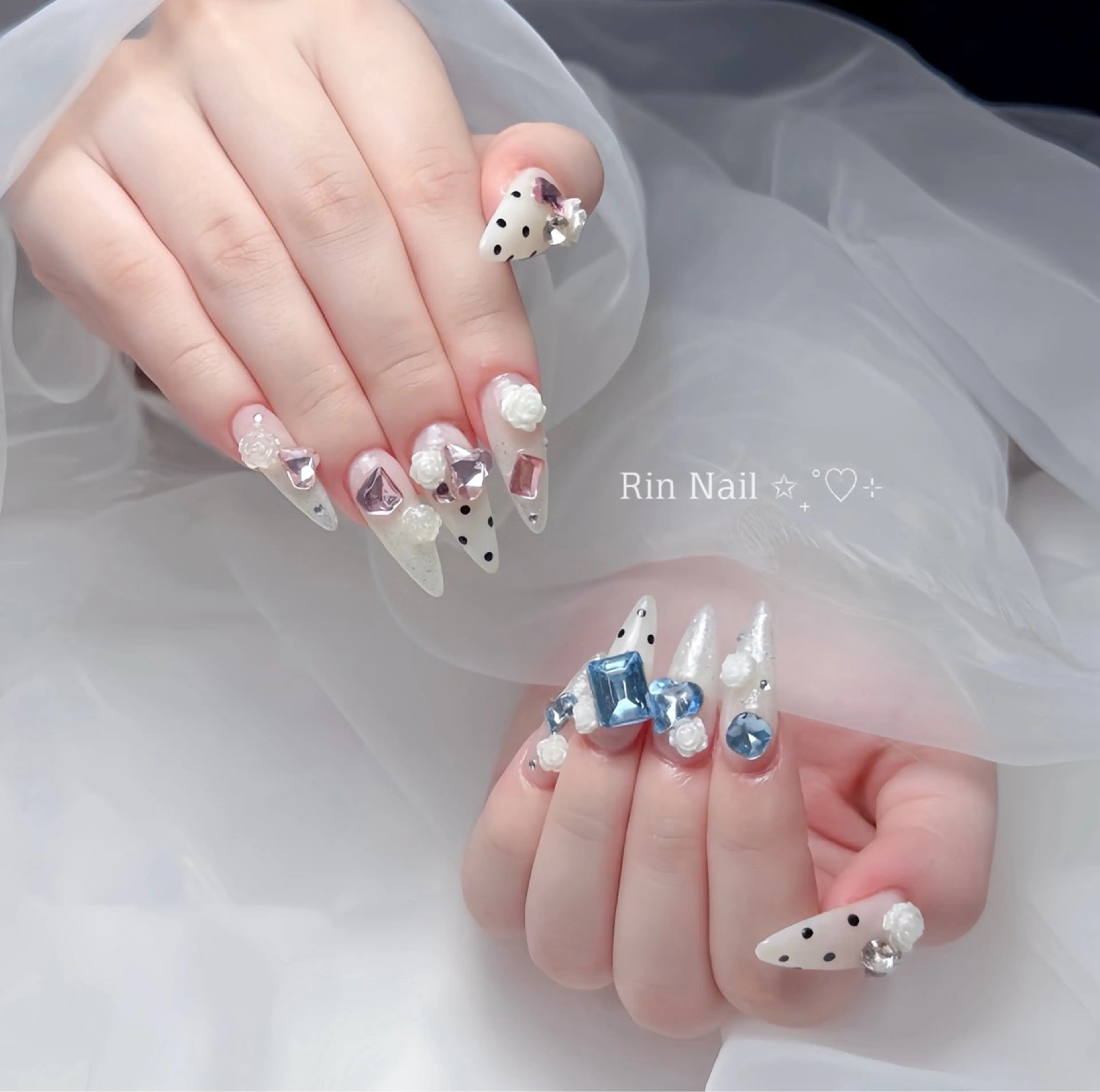 ネイル ボルドー フレンチネイル グラデーション キラキラネイル 韓国ネイル ハンドネイル Rin Nail Shinokuboのネイルデザイン