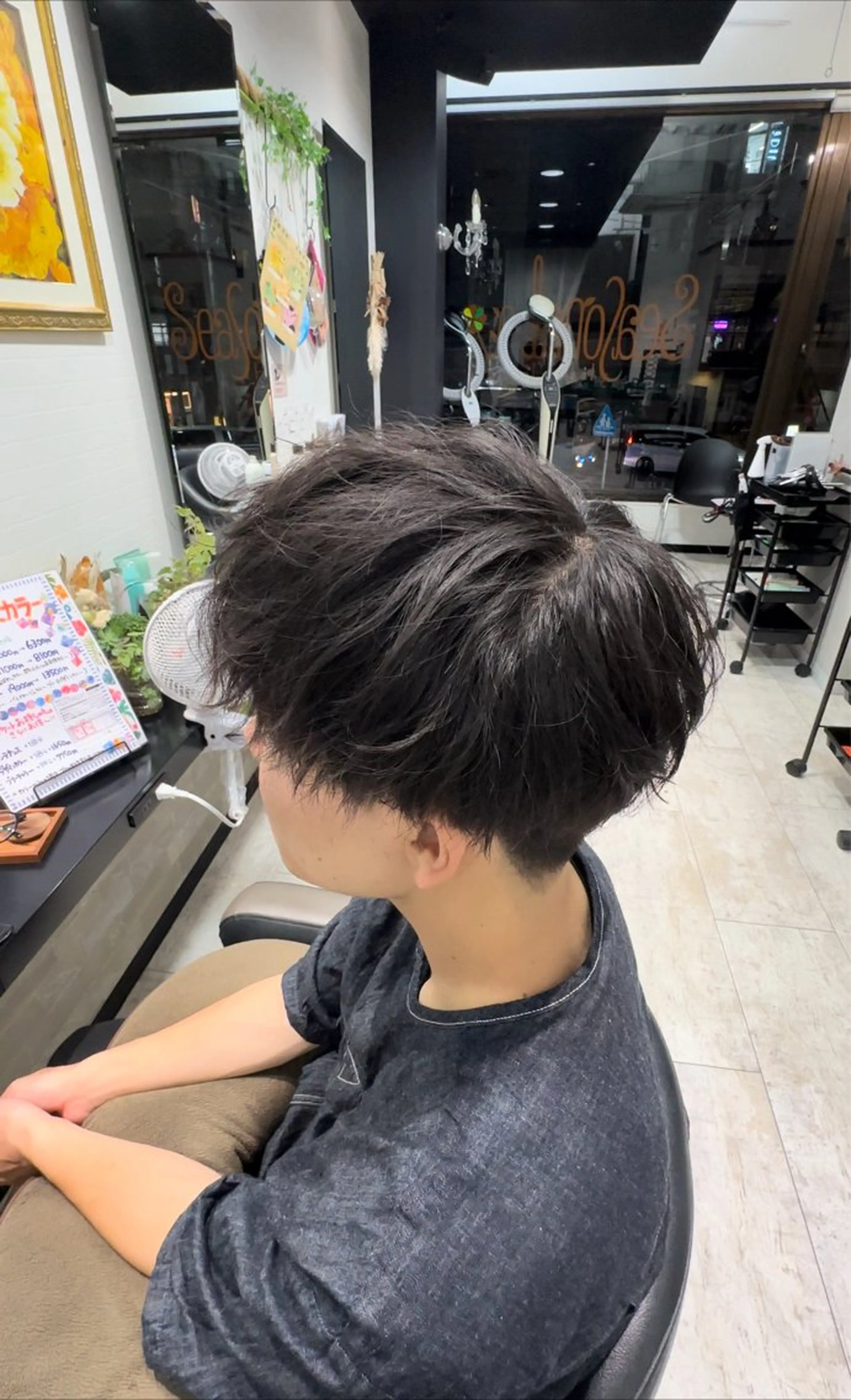 ショート パーマ 坂本 昂史のヘアスタイル