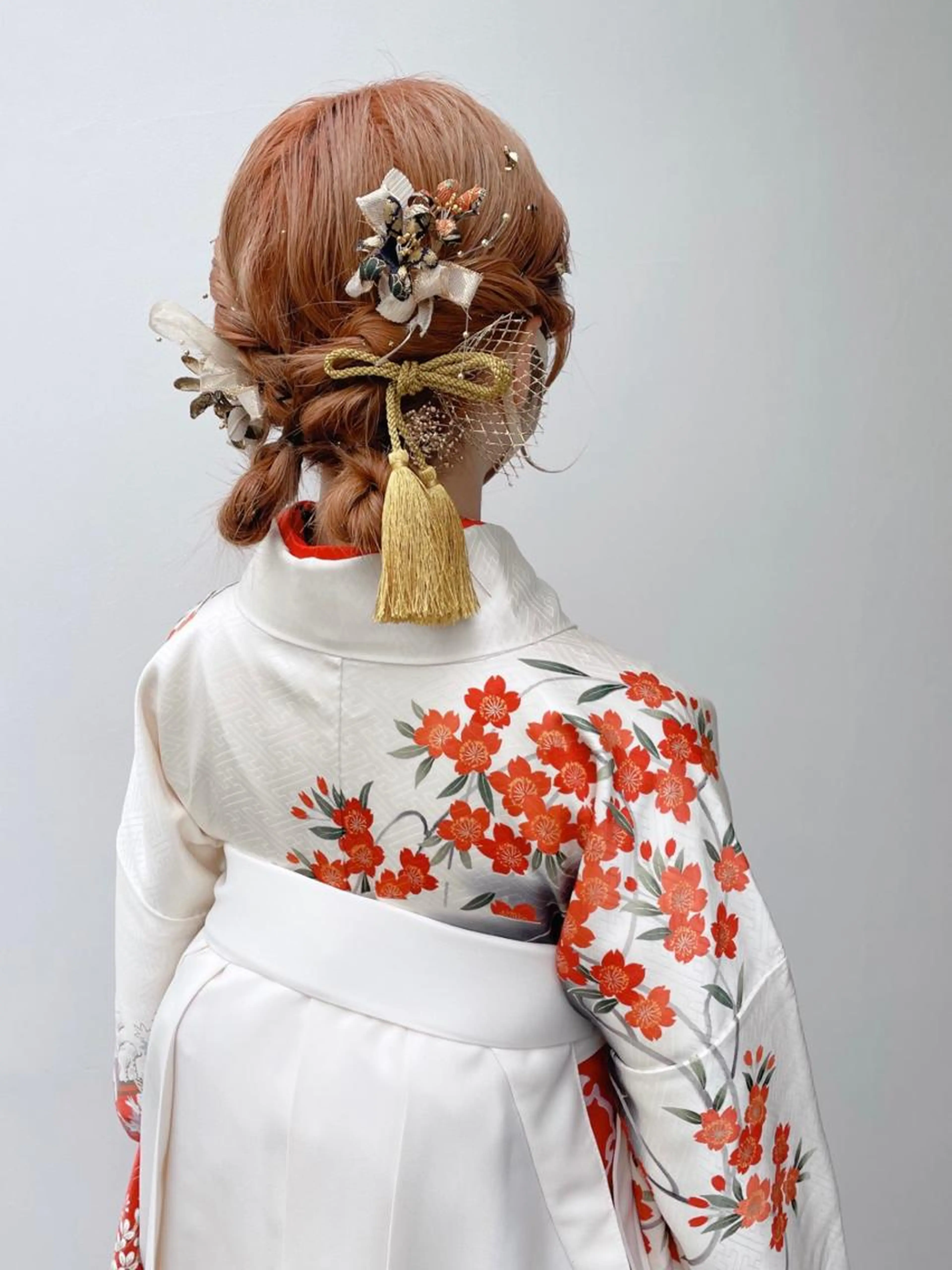 《卒業式》 袴着付け＋ヘアセットの写真