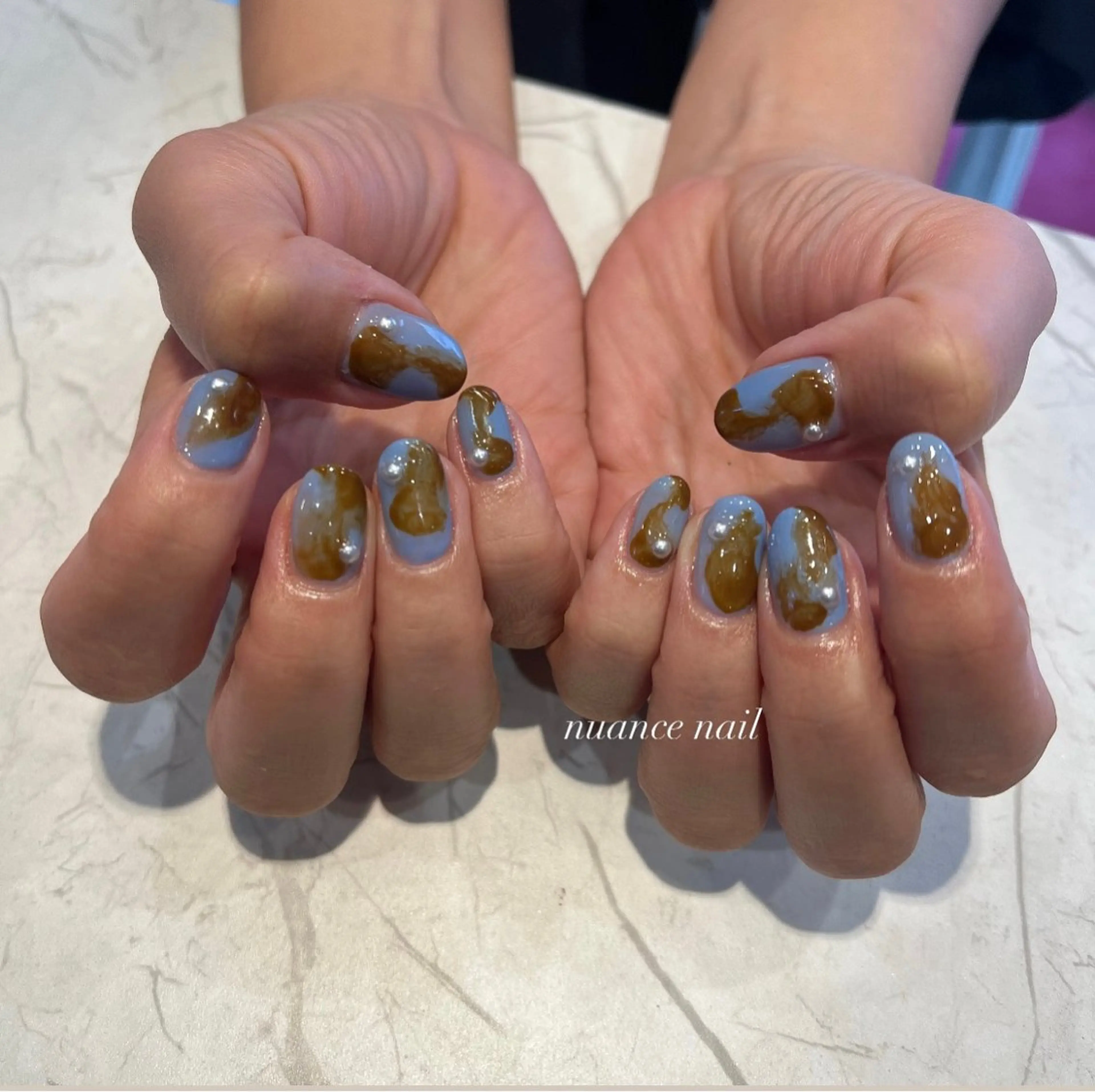 ミディアム ハンドネイル soin.nail aiのネイルデザイン