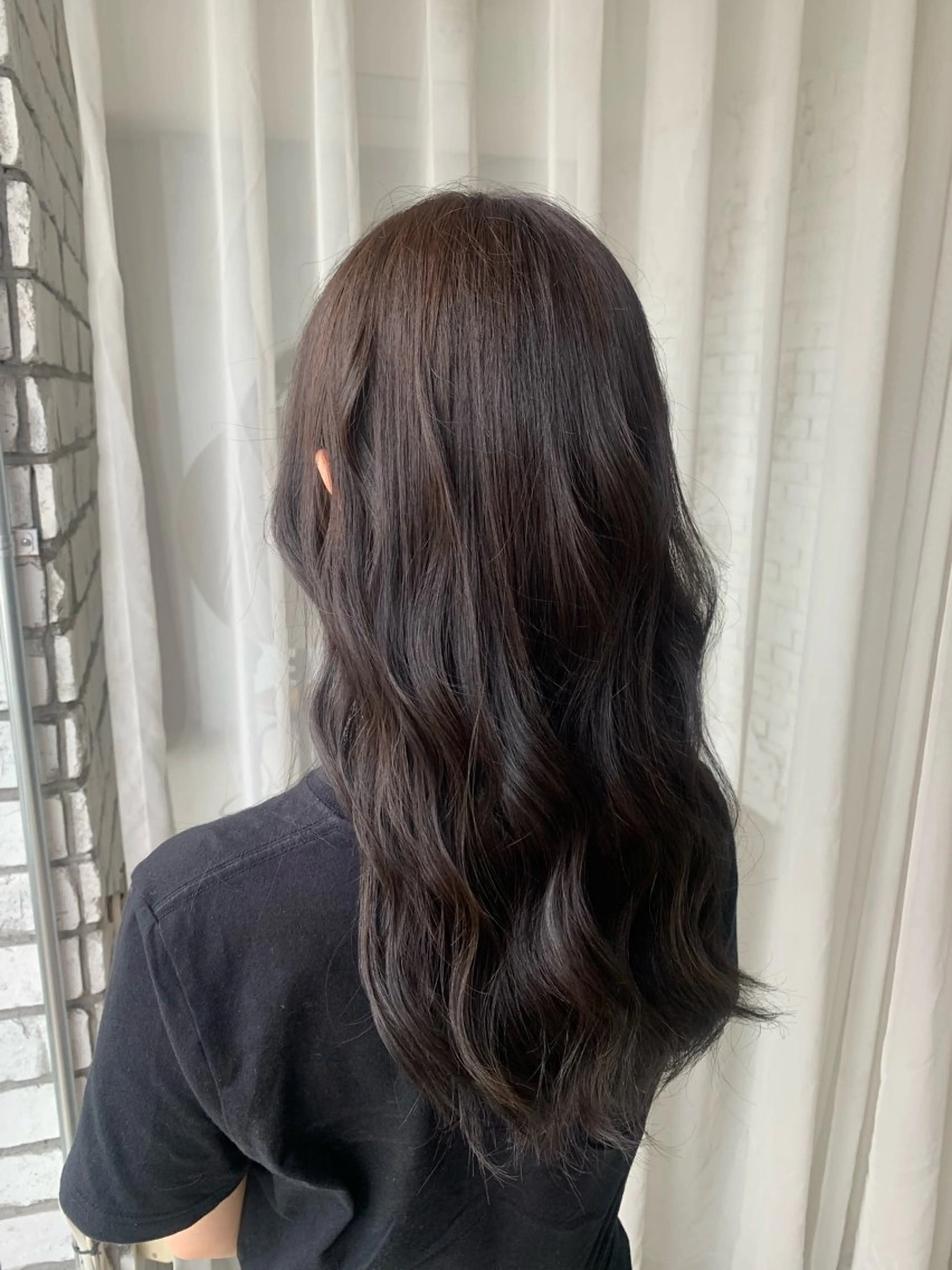 セミロング ヘアカラー トリートメント 🌶F-CODE RINA🌶のヘアスタイル