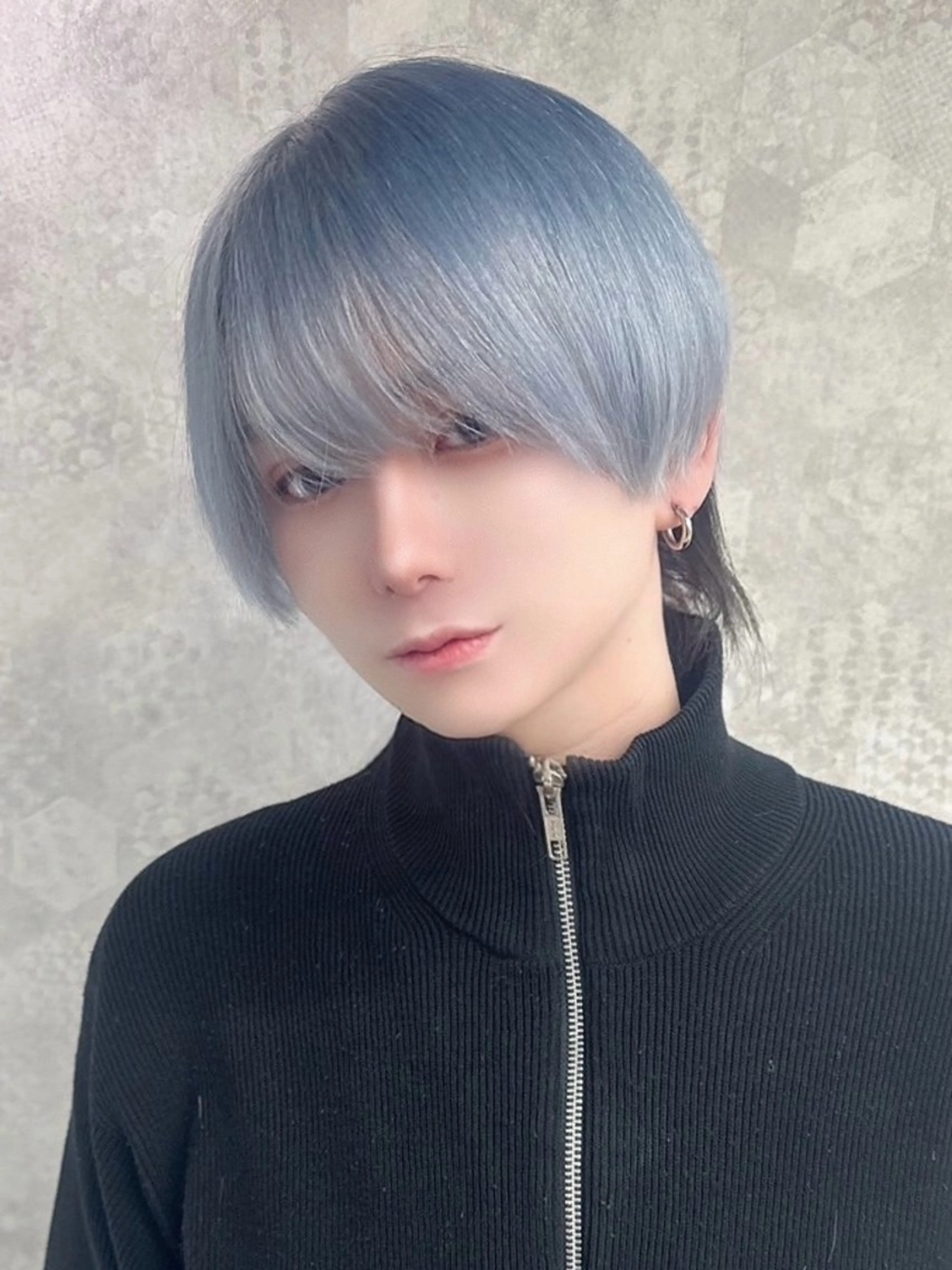 💓人気No.2💓カット+最高級ケアブリーチ+韓国風ダブルカラー➕高補修トリートメント💍メンズ限定💍ミニモ学割の写真