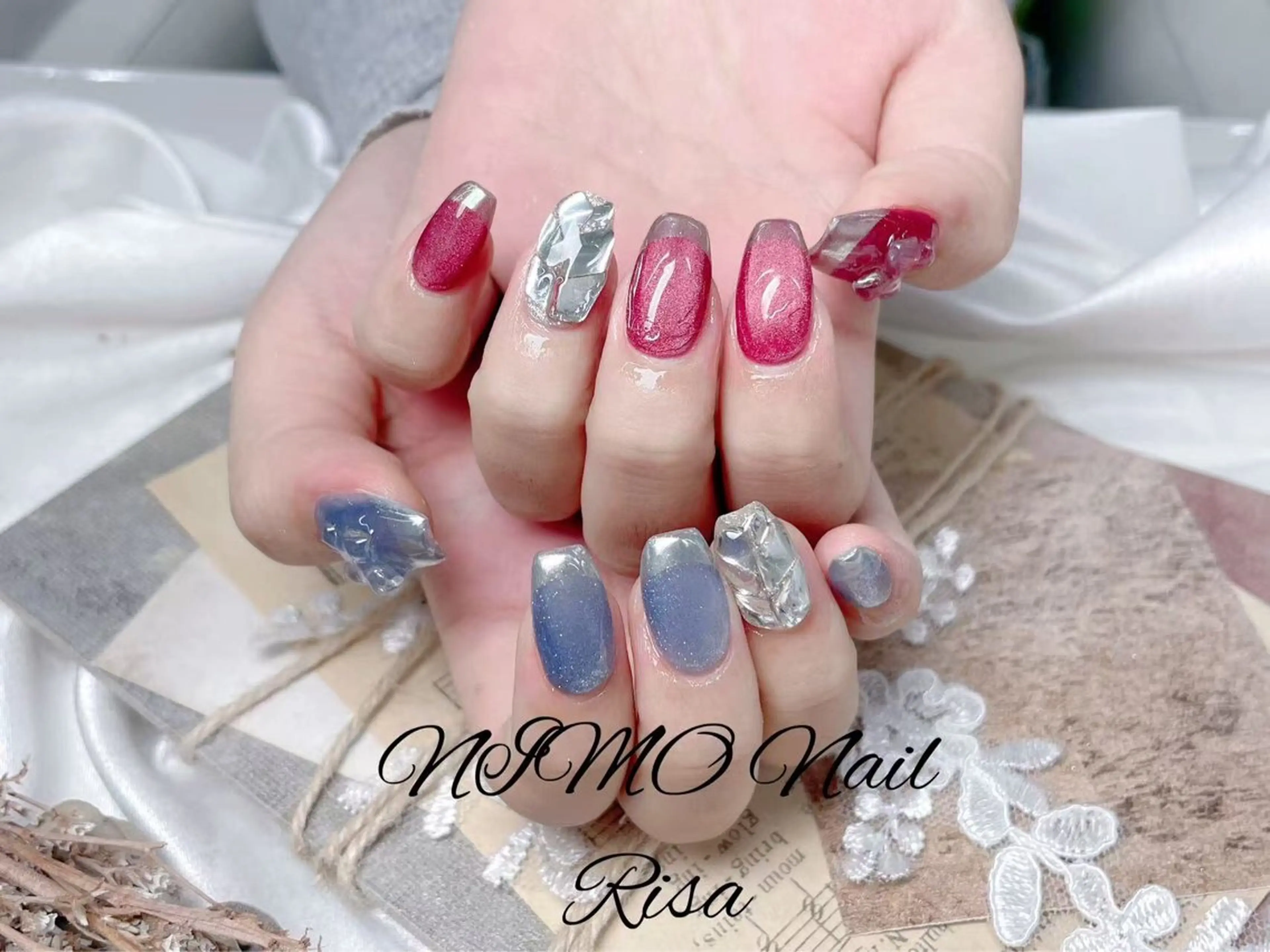 ネイル クリアネイル 長さ出し フットネイル フレンチネイル ジェルネイル ハンドネイル RI SA☀️ リサのネイルデザイン