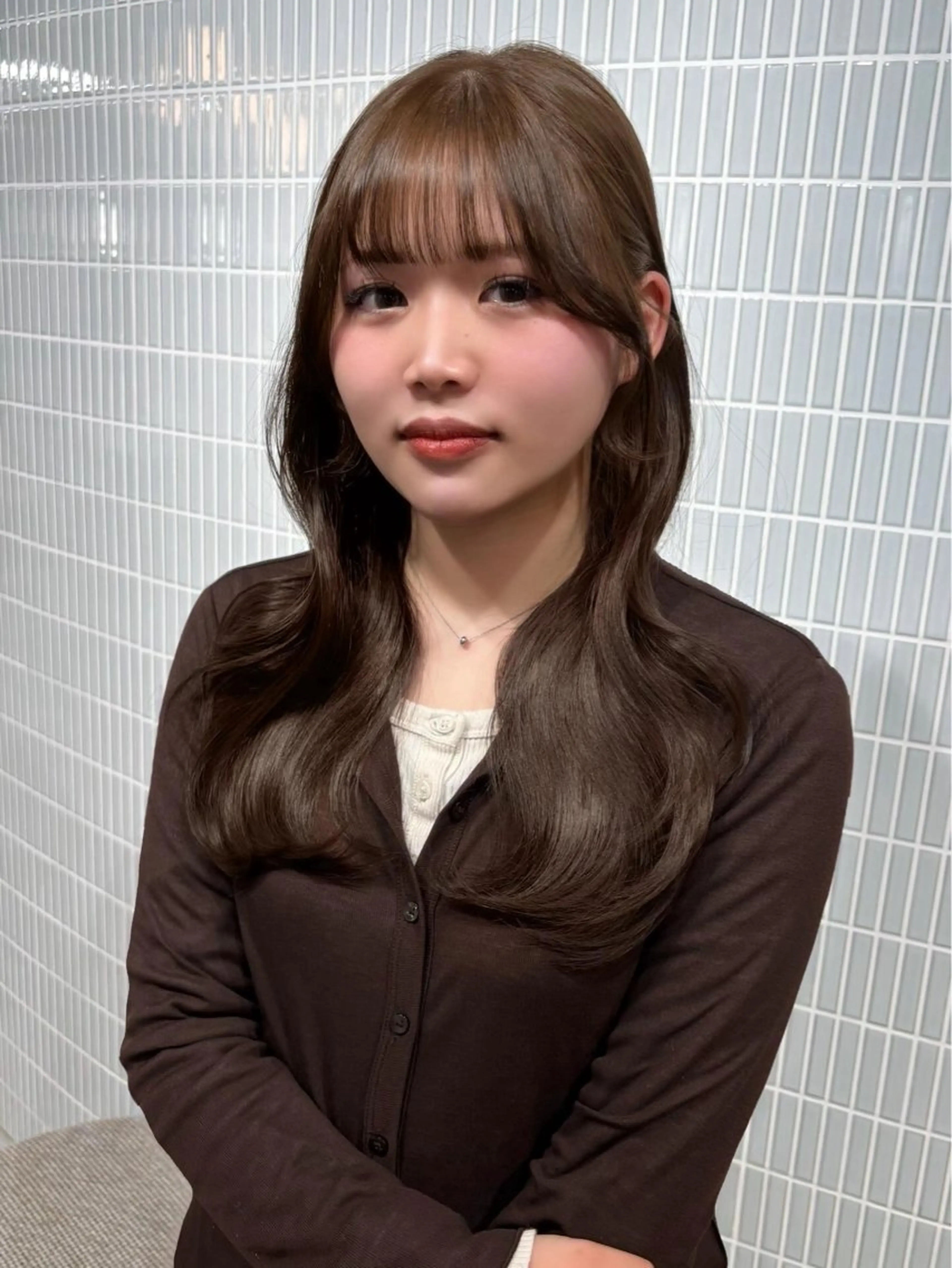 ミディアム 🎀透明感カラー/ 博多美容室ゆうあ🎀のヘアスタイル