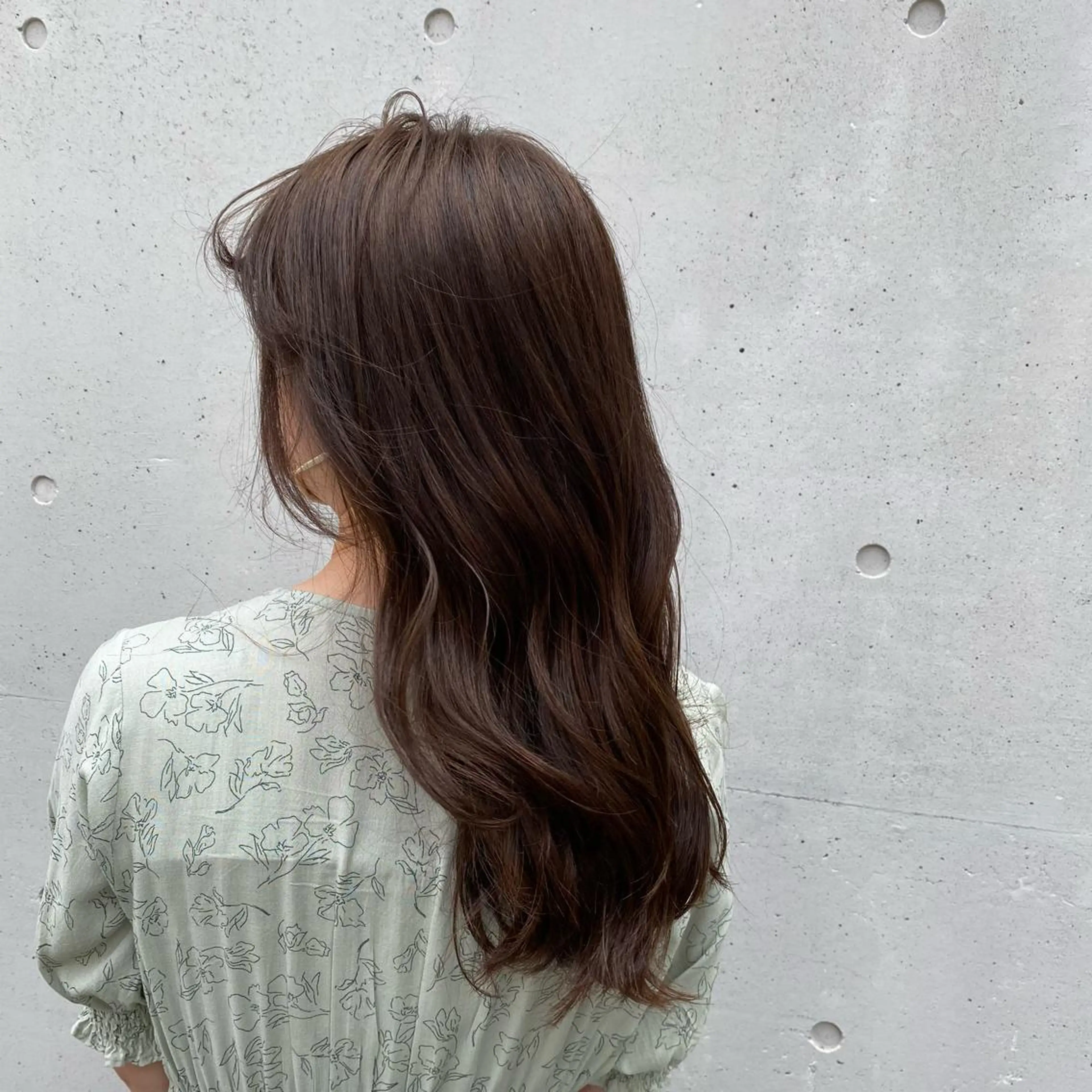 ロング ヘアカラー トリートメント ヘッドスパ putri店長 和田鈴采のヘアスタイル