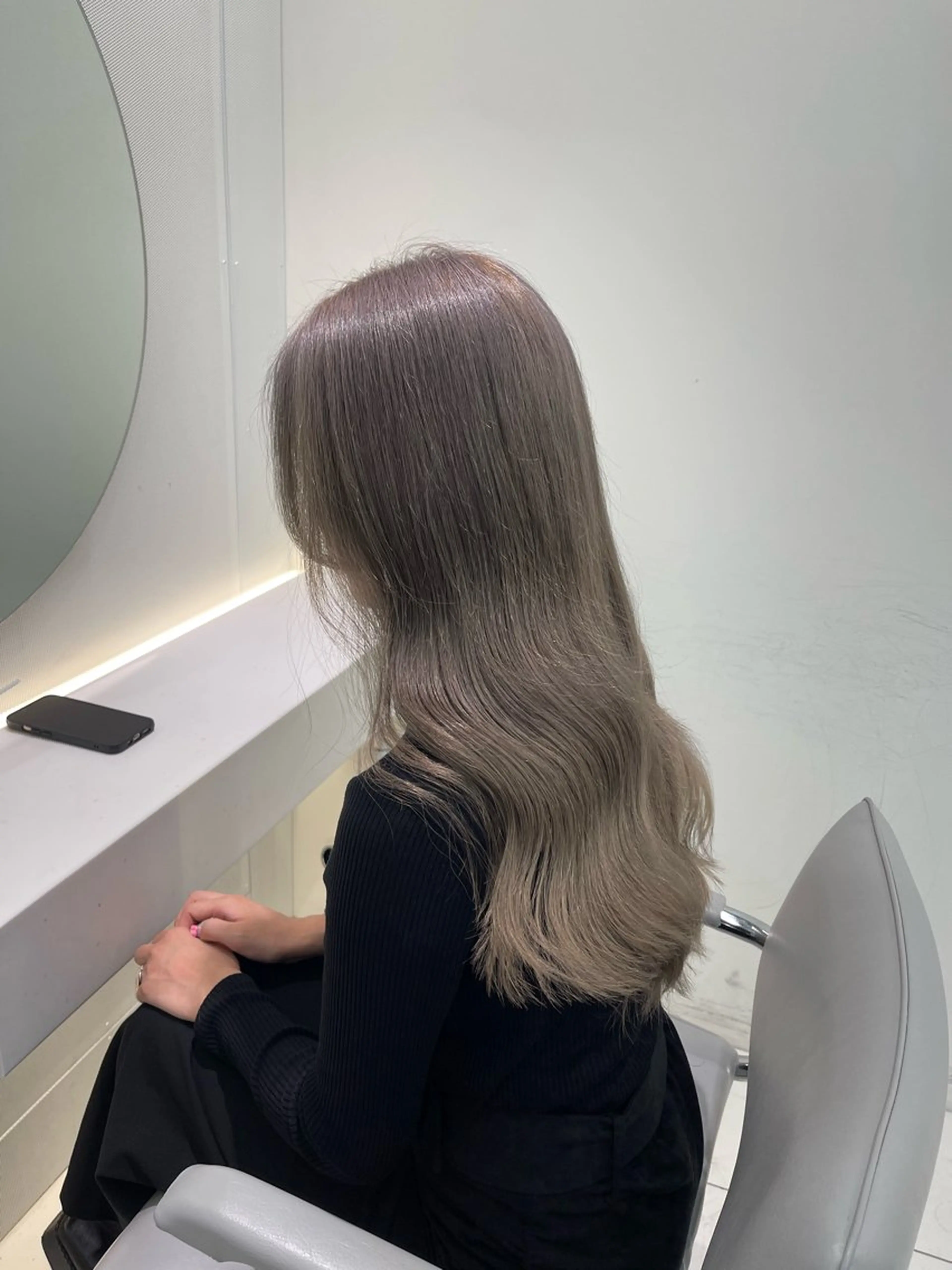 ロング カラー グレージュ トリートメント /カラー/NAOKIのヘアスタイル