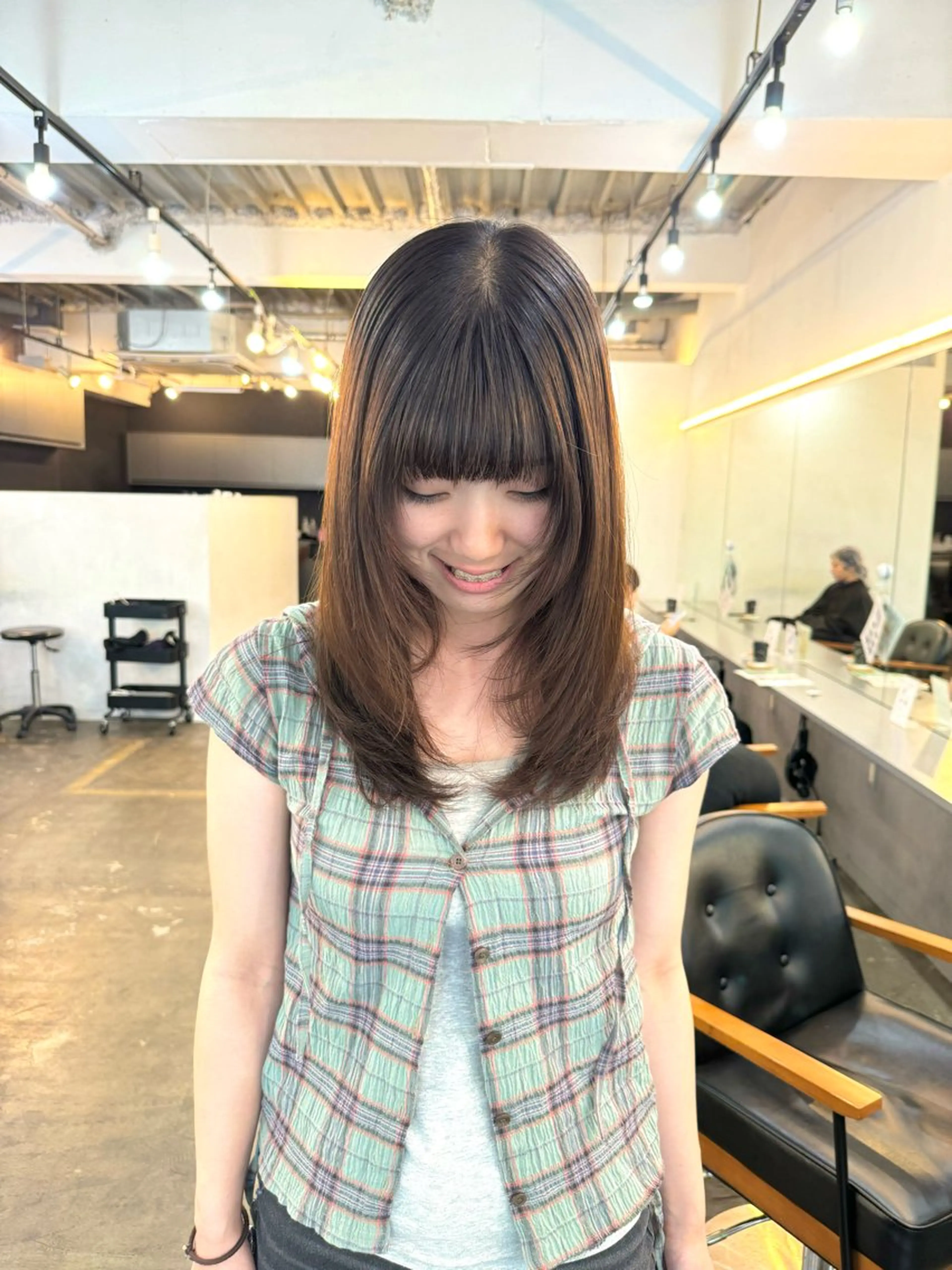 ミディアム カラー ✂韓国レイヤー 🦋みやび🪽のヘアスタイル