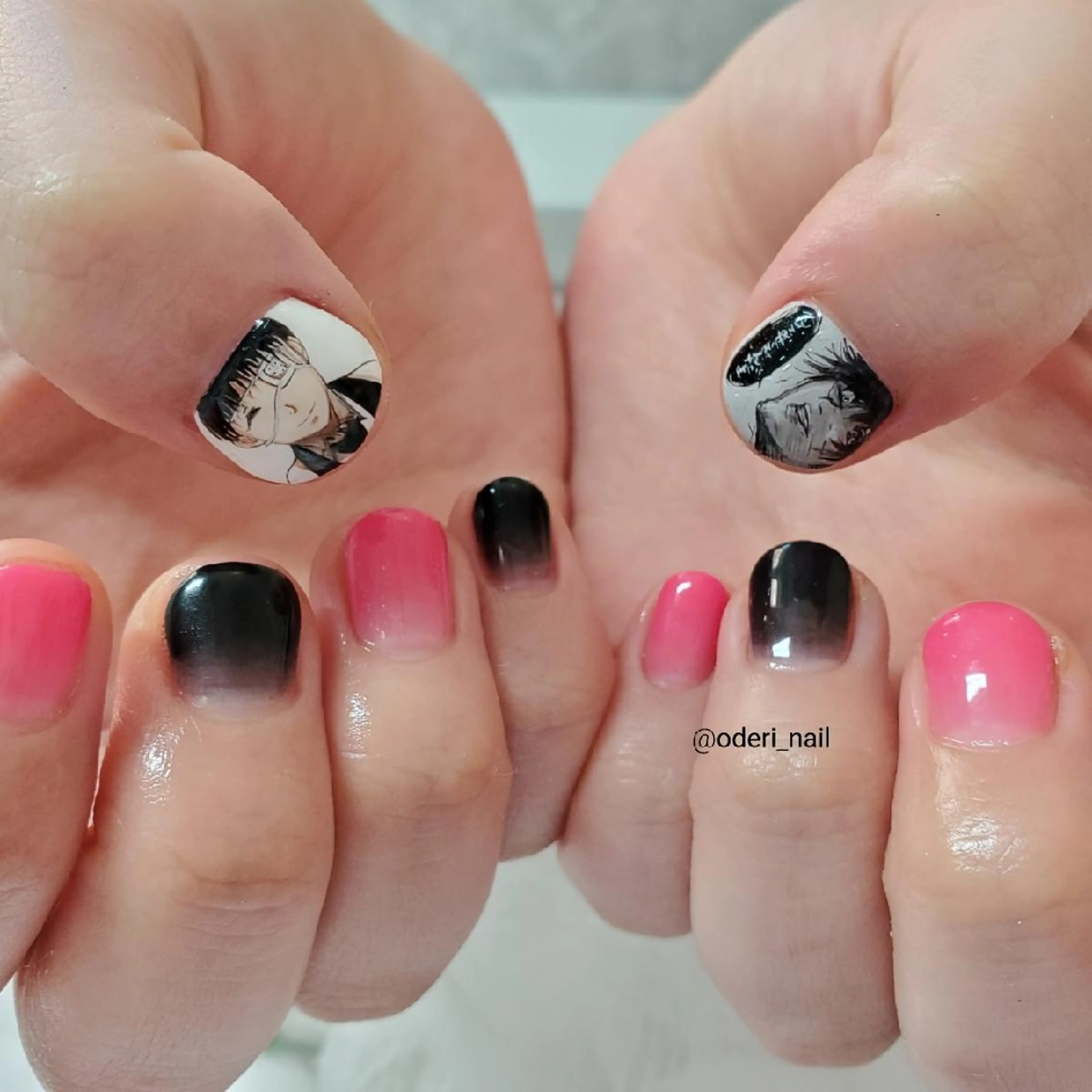 ネイル アートネイル ジェルネイル おで@ oderi_nailのネイルデザイン