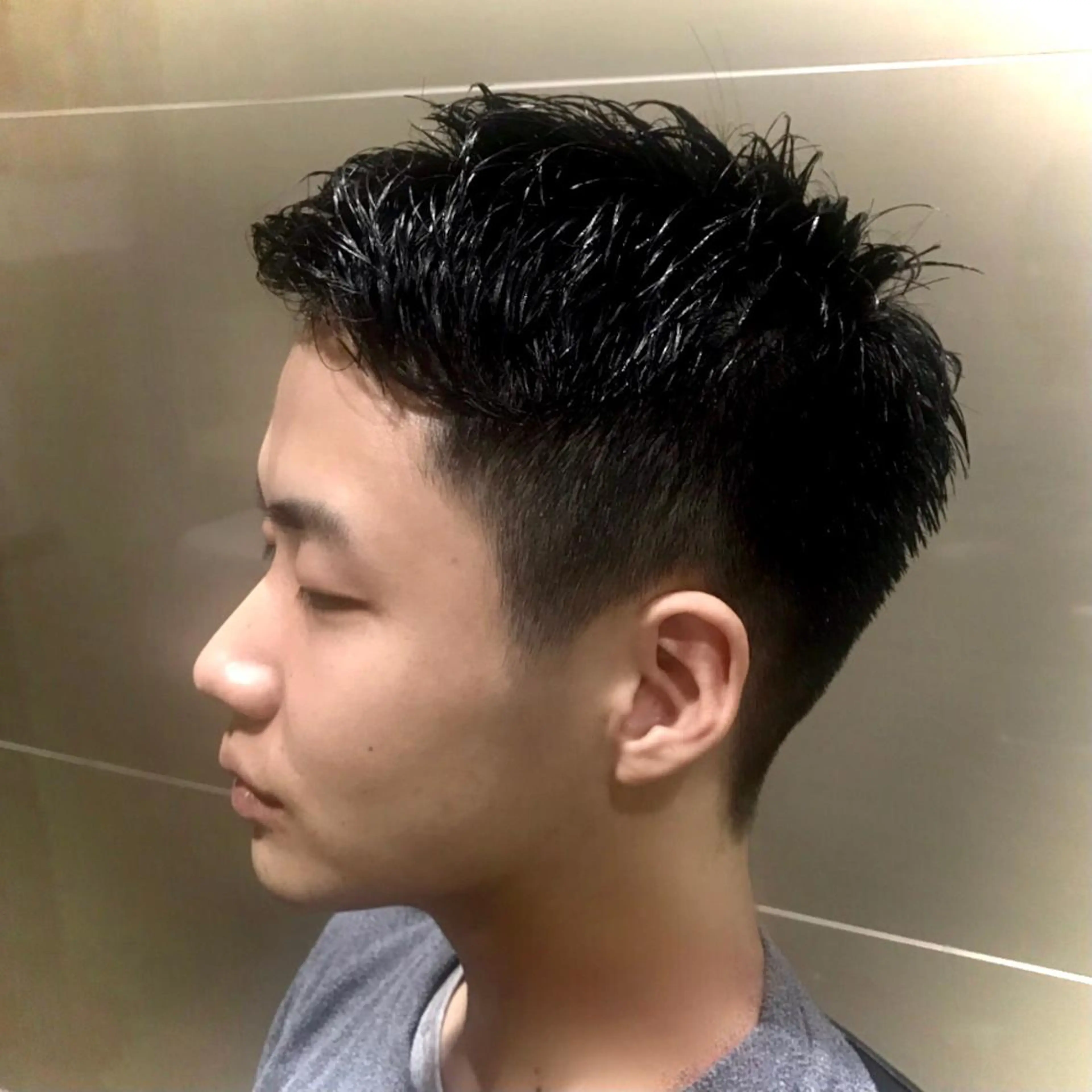 ショート プレミアムバーバー 表参道のヘアスタイル