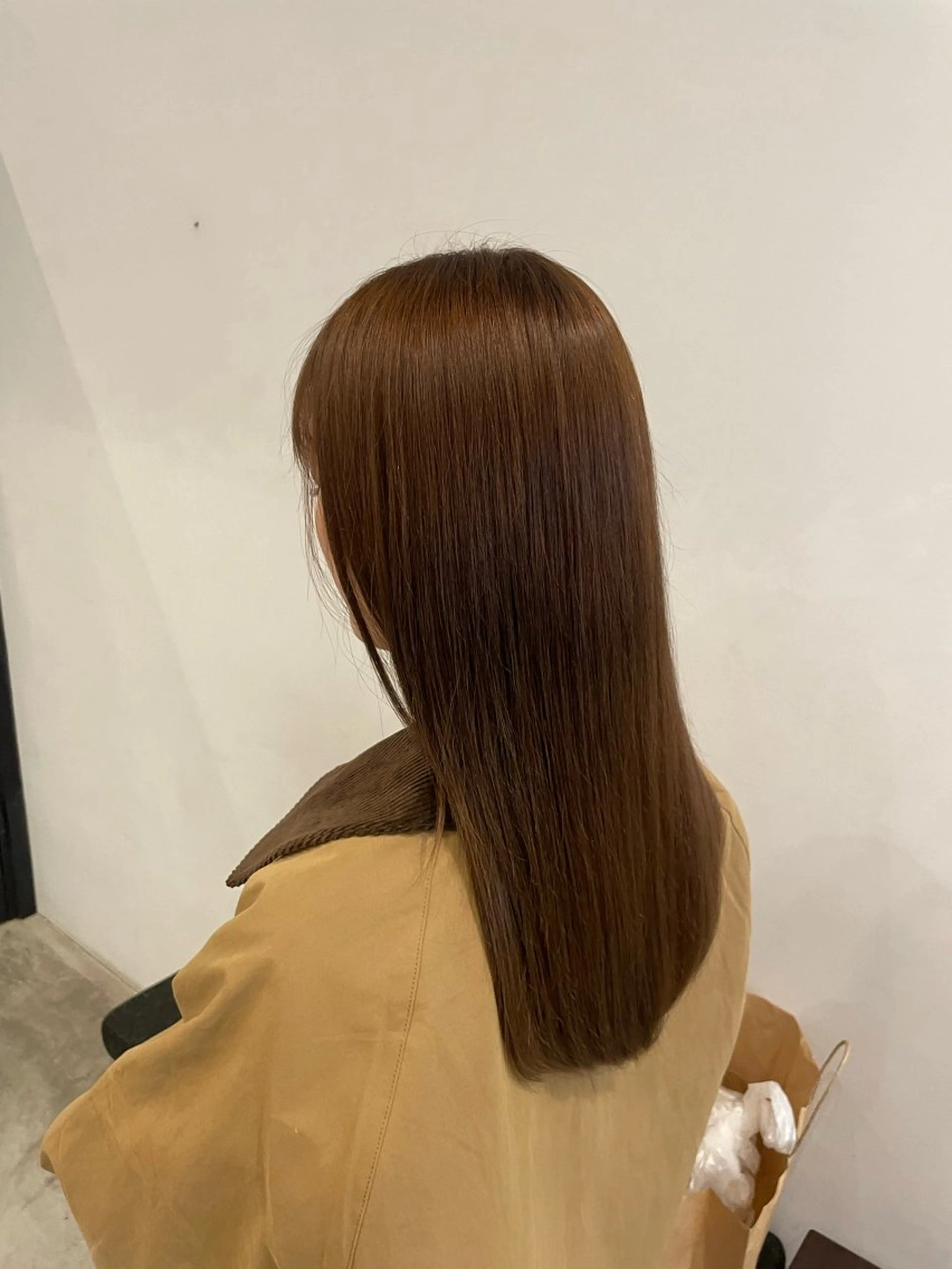 ロング カラー ベージュカラー cocoa🎀 透明感カラー/パーマのヘアスタイル