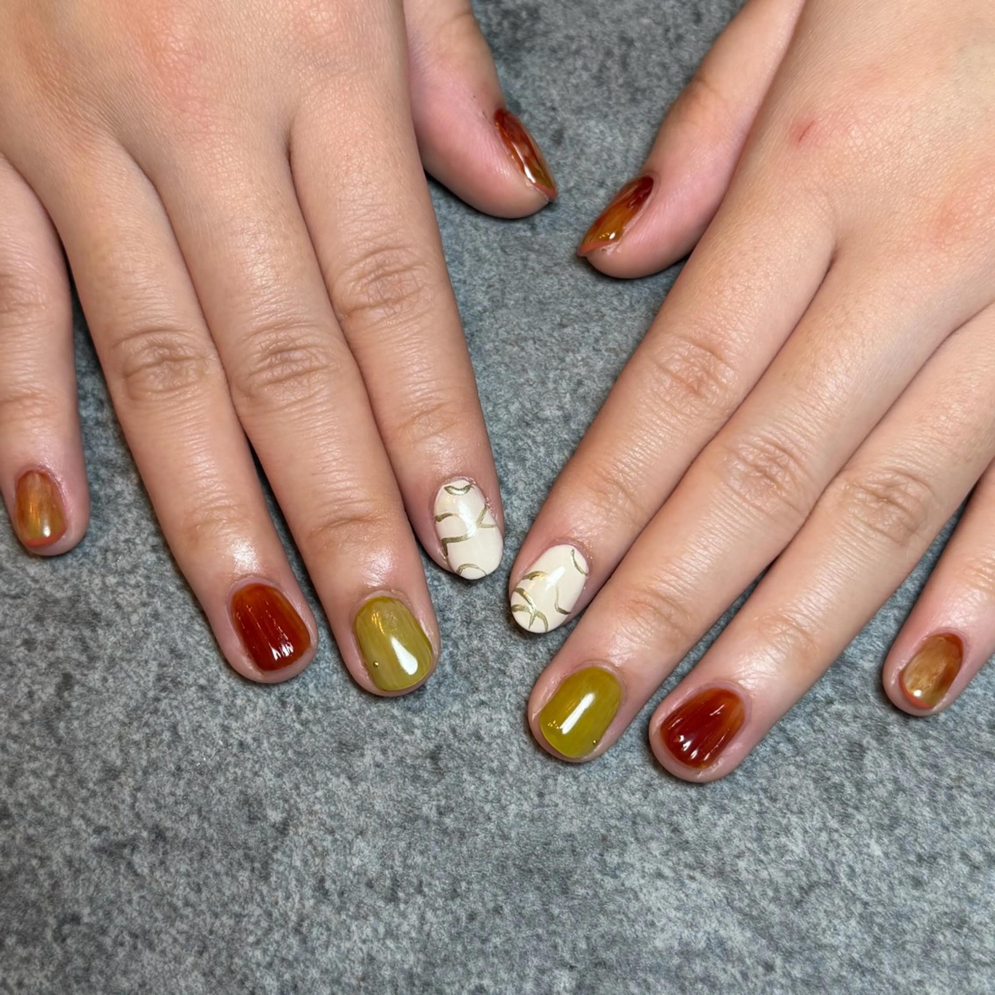 ネイル 自由が丘サロン あやめ💅のネイルデザイン