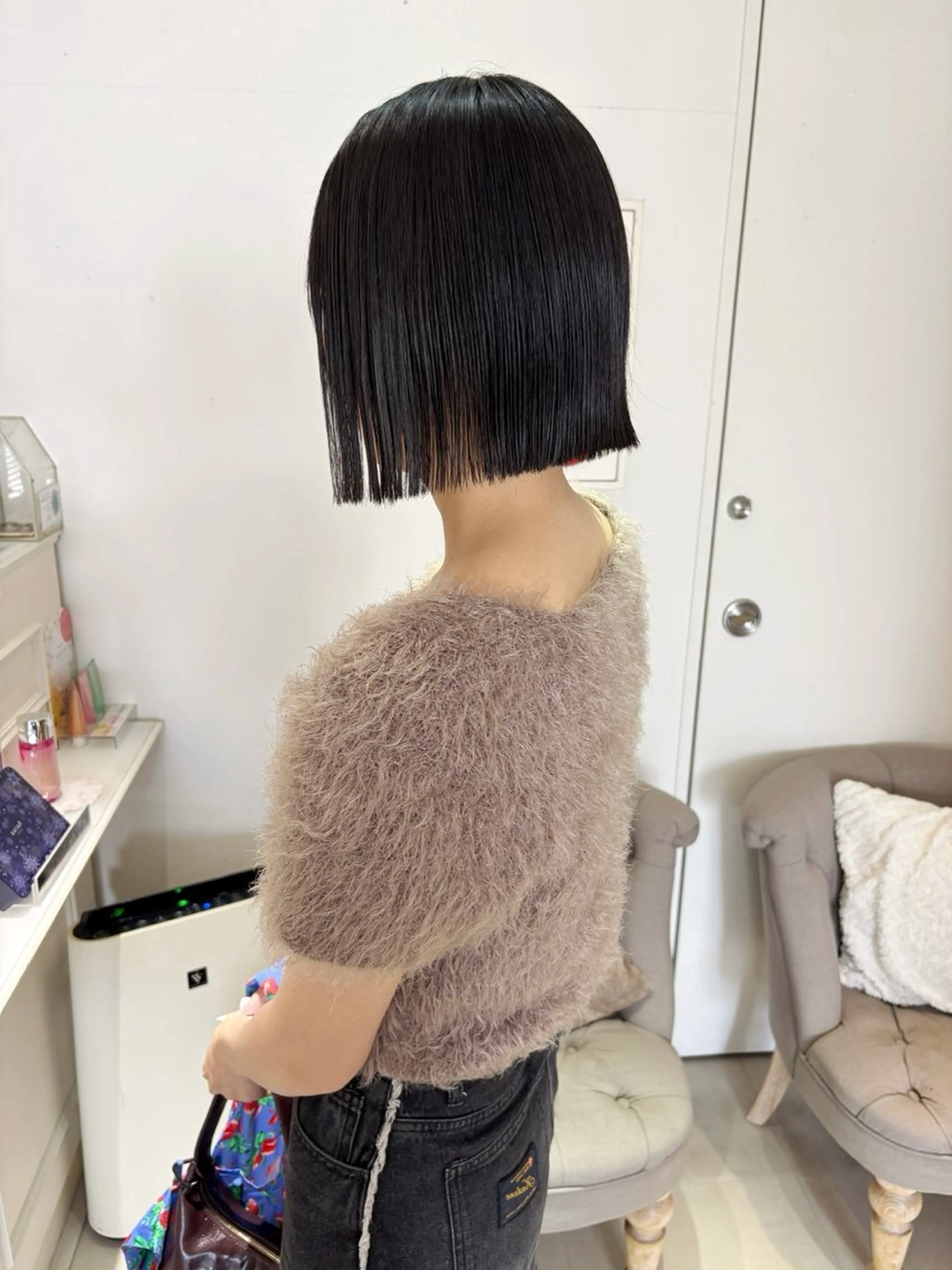 ショート カット 縮毛矯正 トリートメント 齋藤 咲のヘアスタイル