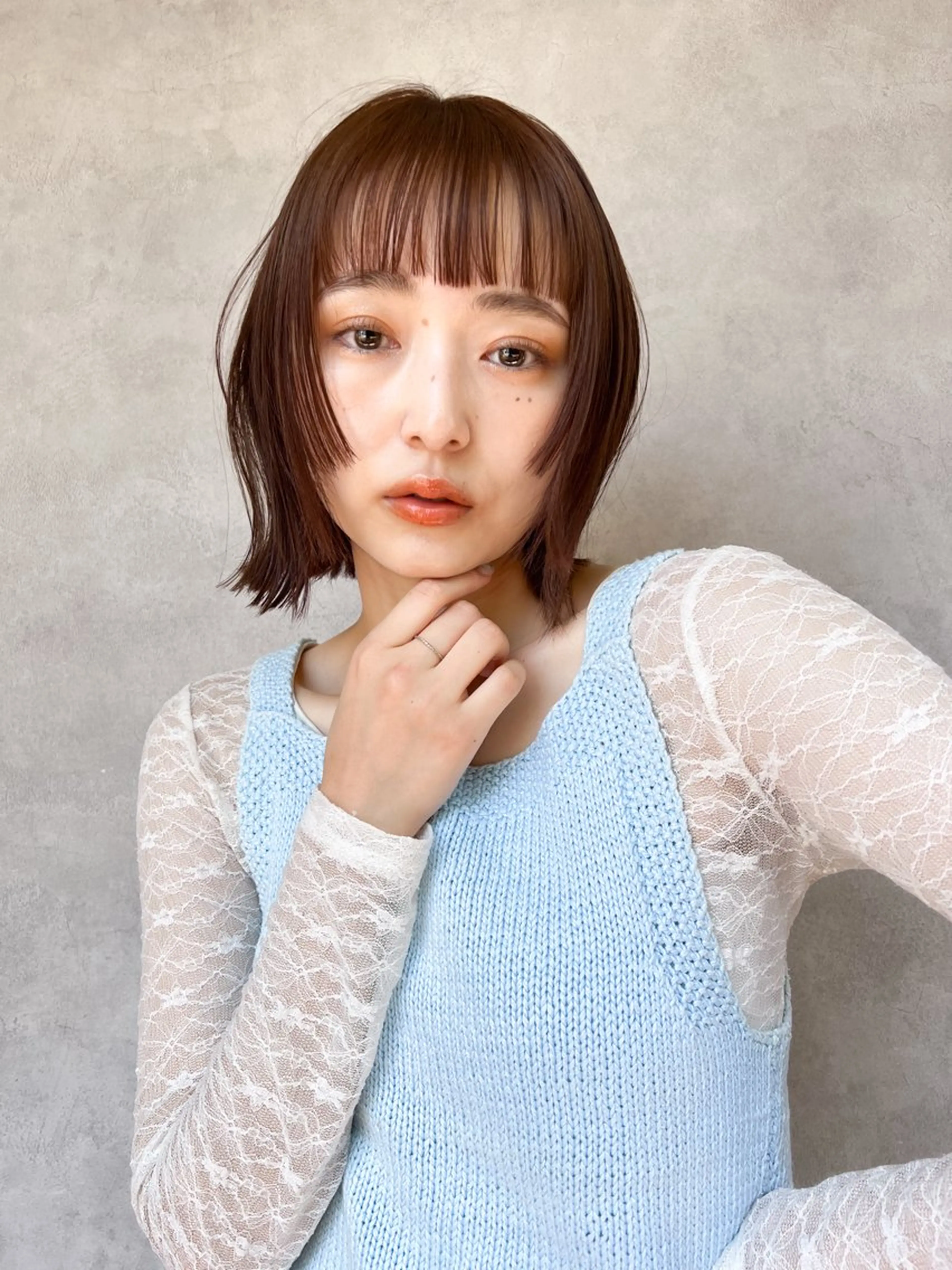 ミディアム カラー モデル募集 🟡SUMIKAのヘアスタイル