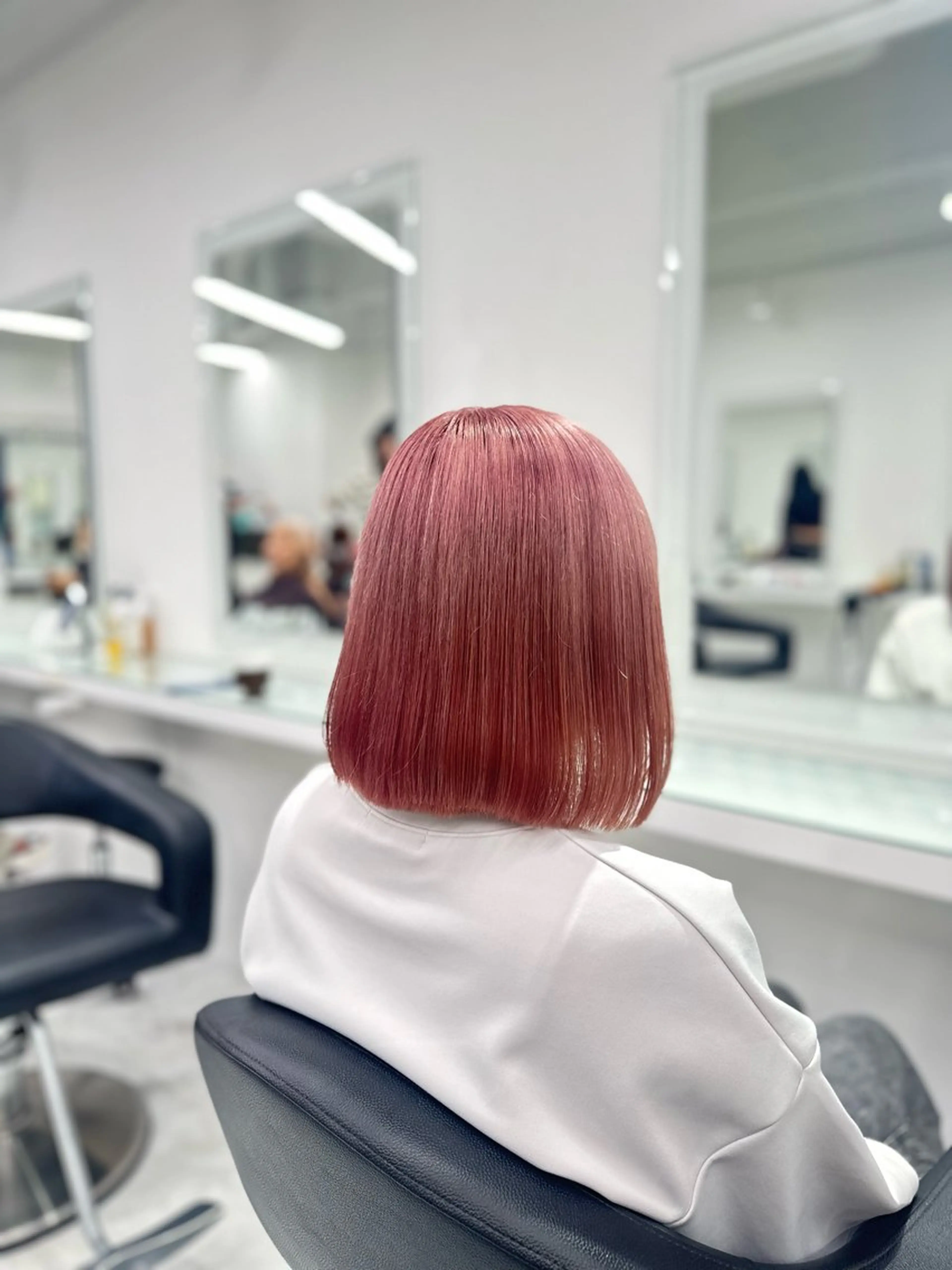 ミディアム カラー ヘアカラー トリートメント ヘッドスパ ヘアセット ❄最強かわいいカラー ❄️MINA❄️のヘアスタイル