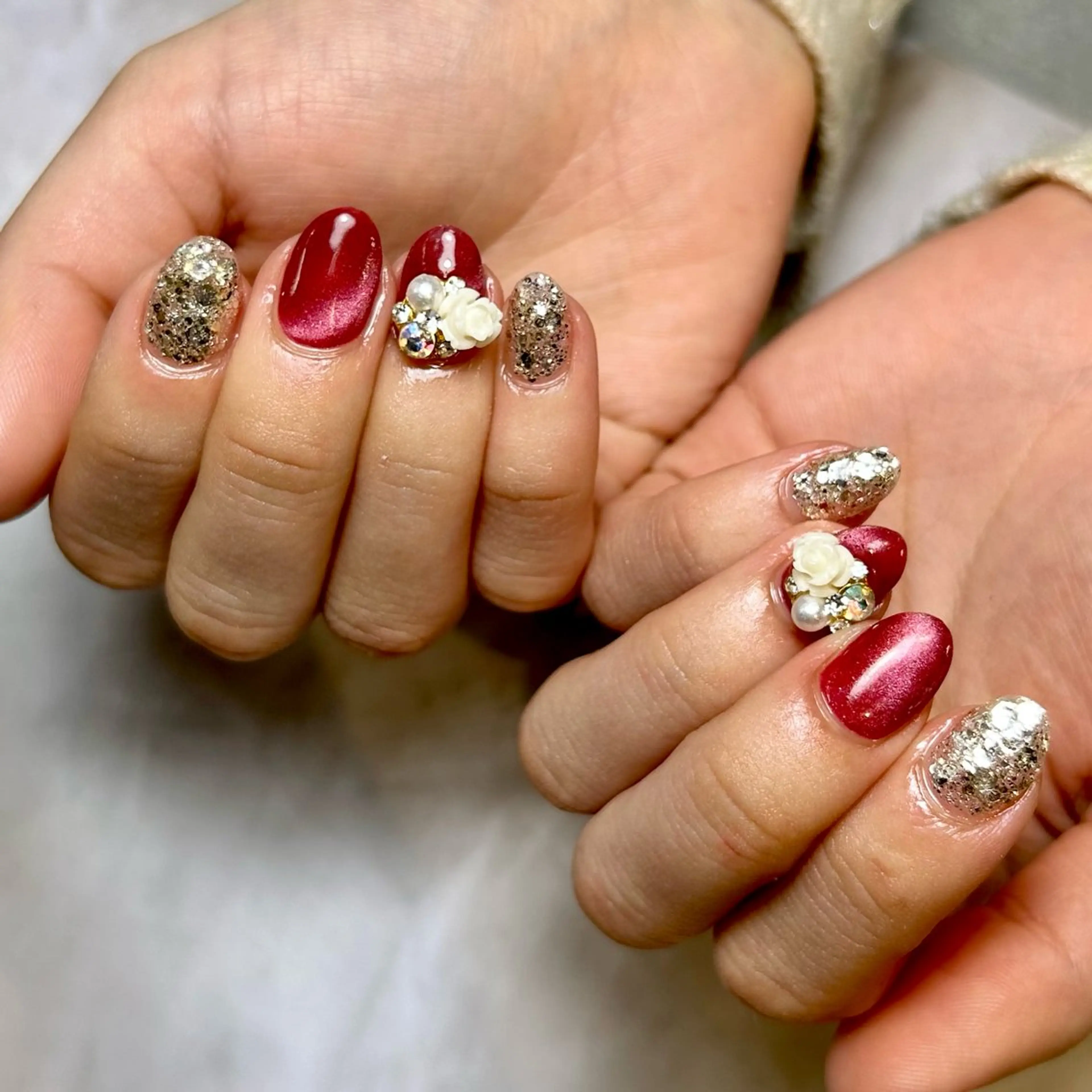 ネイル 持ち込み ハンドネイル Reflection marikoのネイルデザイン