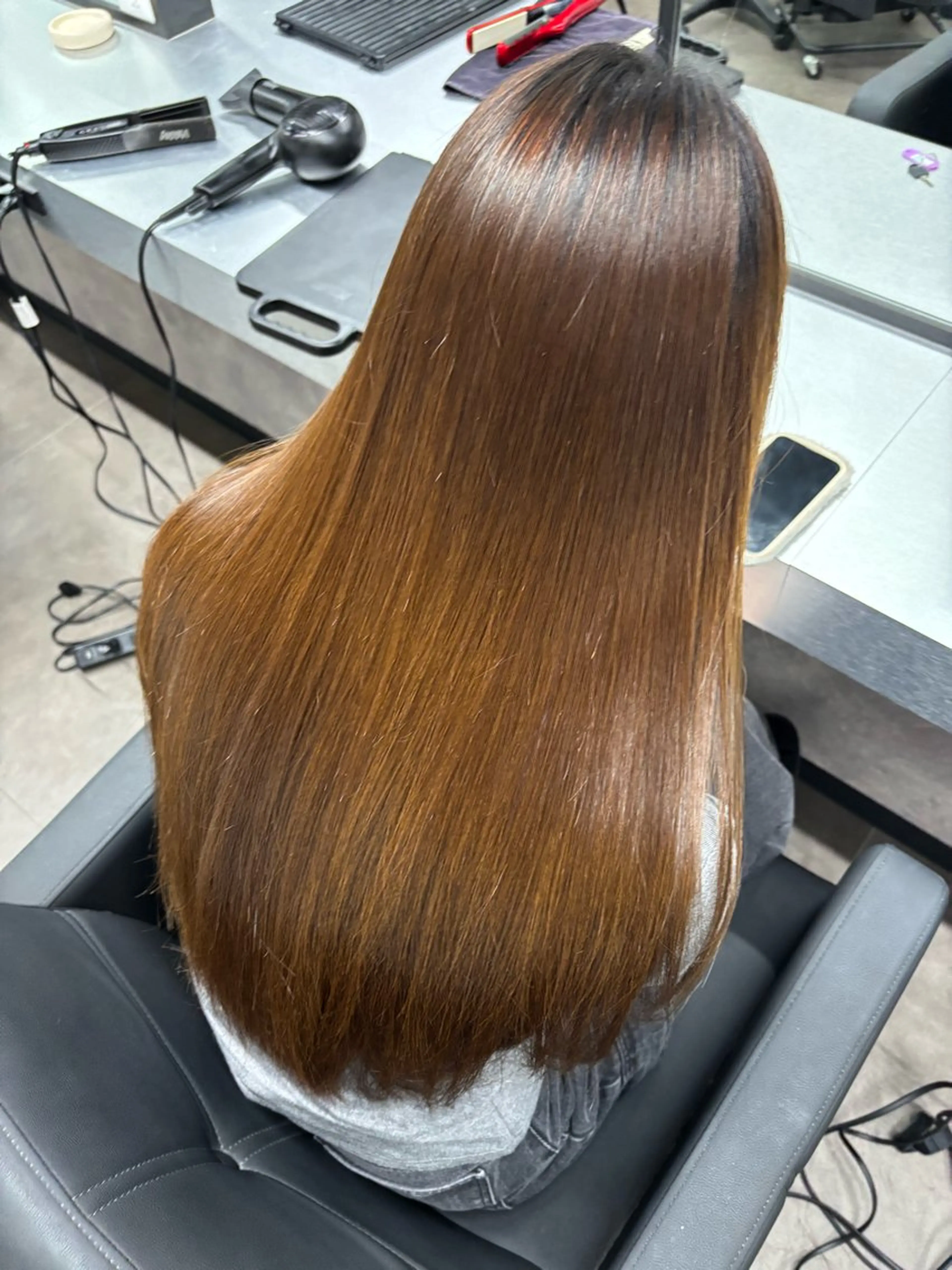 ミディアム カット ヘアカラー トリートメント 【美髪/艶縮毛矯正】 ☘️Taketo☘️のヘアスタイル