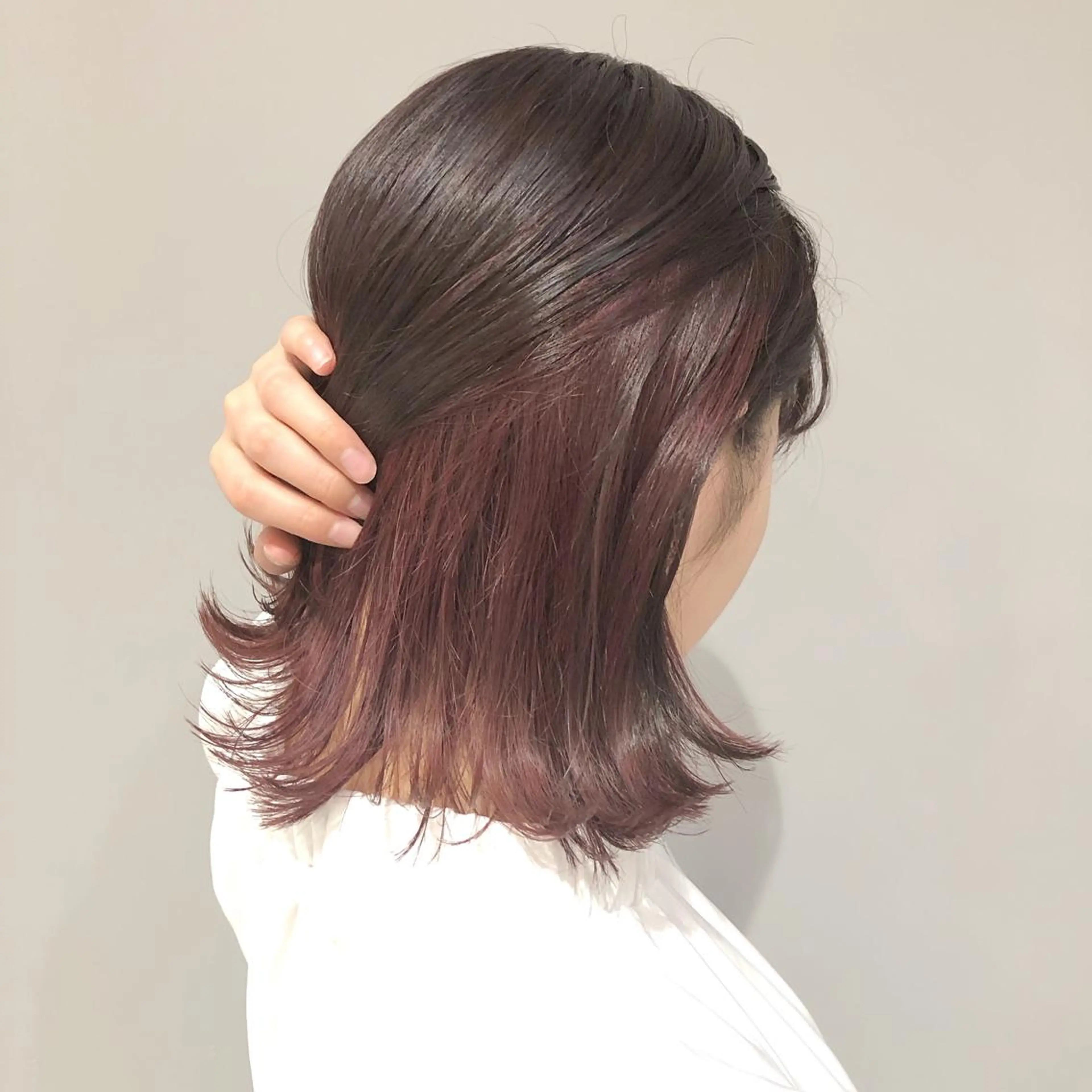 ミディアム カラー ヘアアレンジ yoshino yukoのマツエク・マツパデザイン