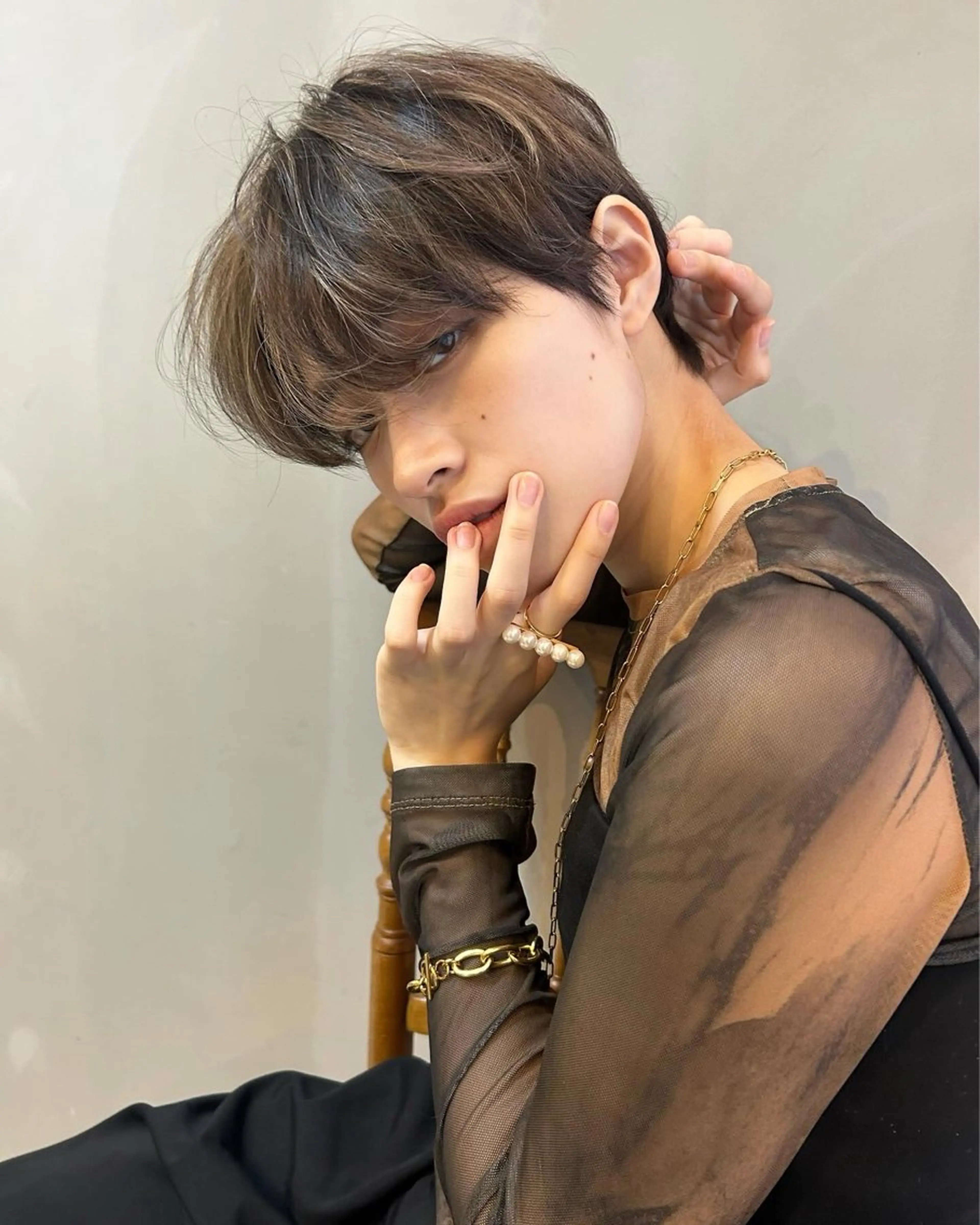 ショート カラー ショート/ボブ/ 心斎橋/宮脇美奈のヘアスタイル